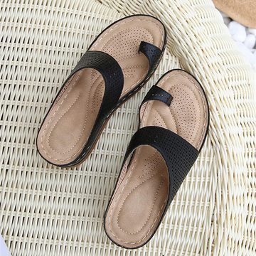 ZWY Sandalen für Frauen Breite, Komfort und Unterstützung Slope Sandalen Sandalette