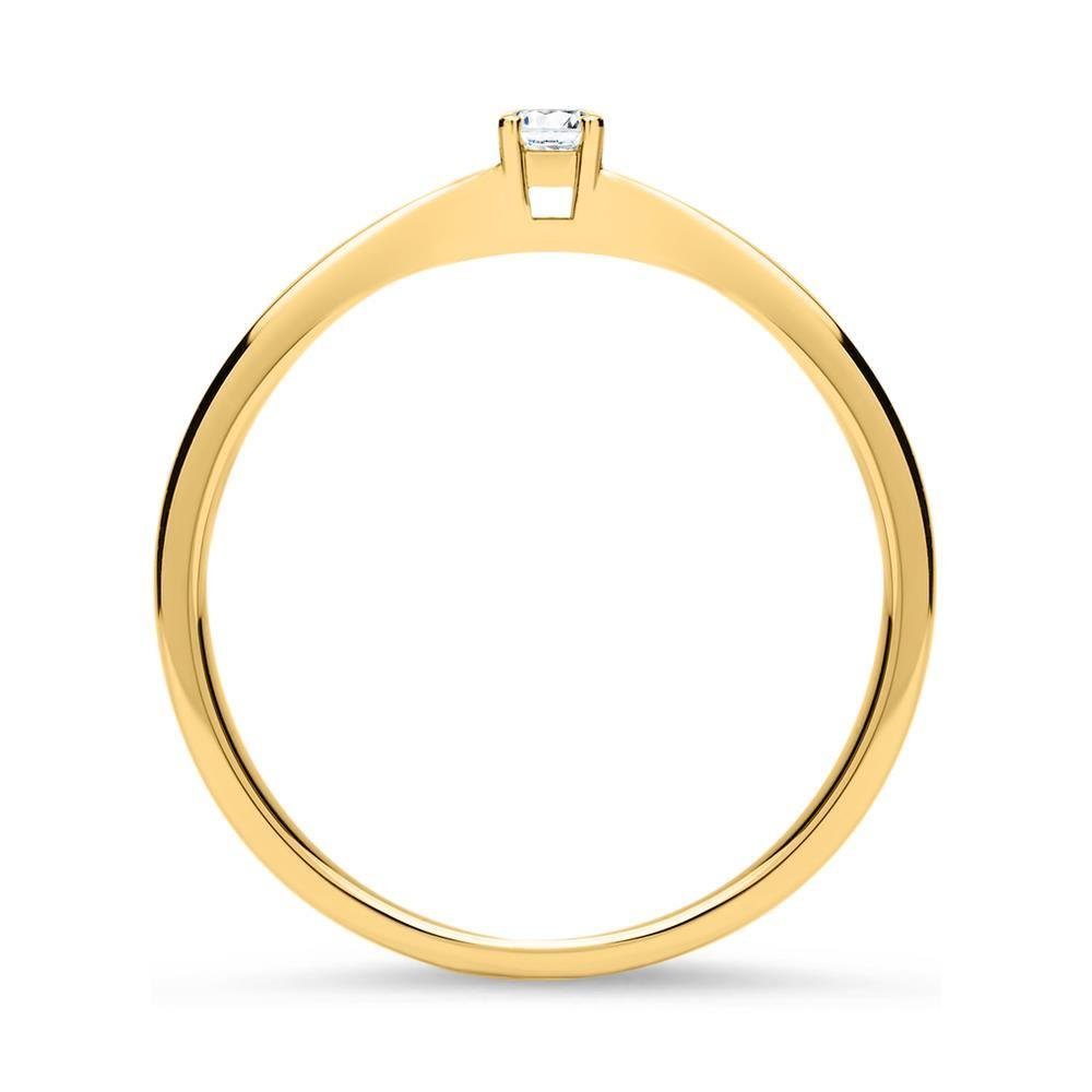 Unique Verlobungsring Gold Verlobungsrin...