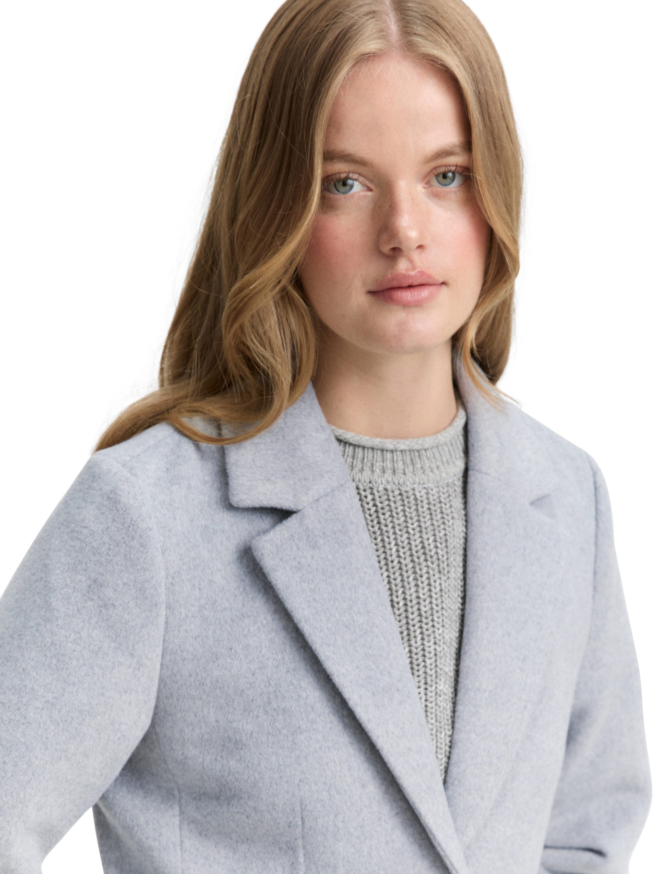 TOM TAILOR Denim Kurzmantel mit Taschen