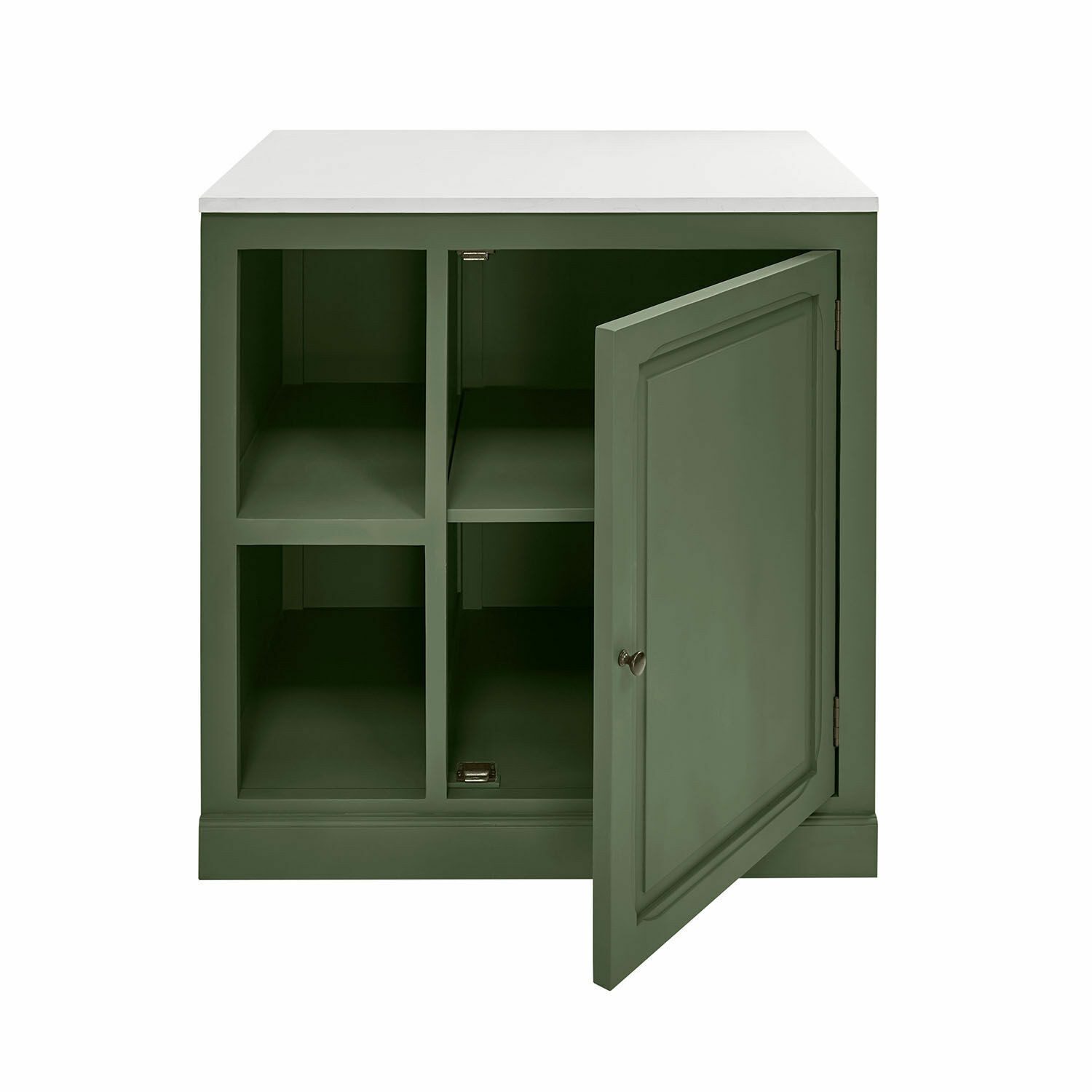 Mirabeau Küchenzeile Küchenschrank Lansbury grün/weiß