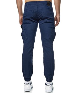 John Kayna Cargojeans Herren Cargo Hose Slim Fit Utility Jeans Männer Chino Herrenhose Stoff (Chino Cargohose Streetwear, 1-tlg) Freizeit Business Casual