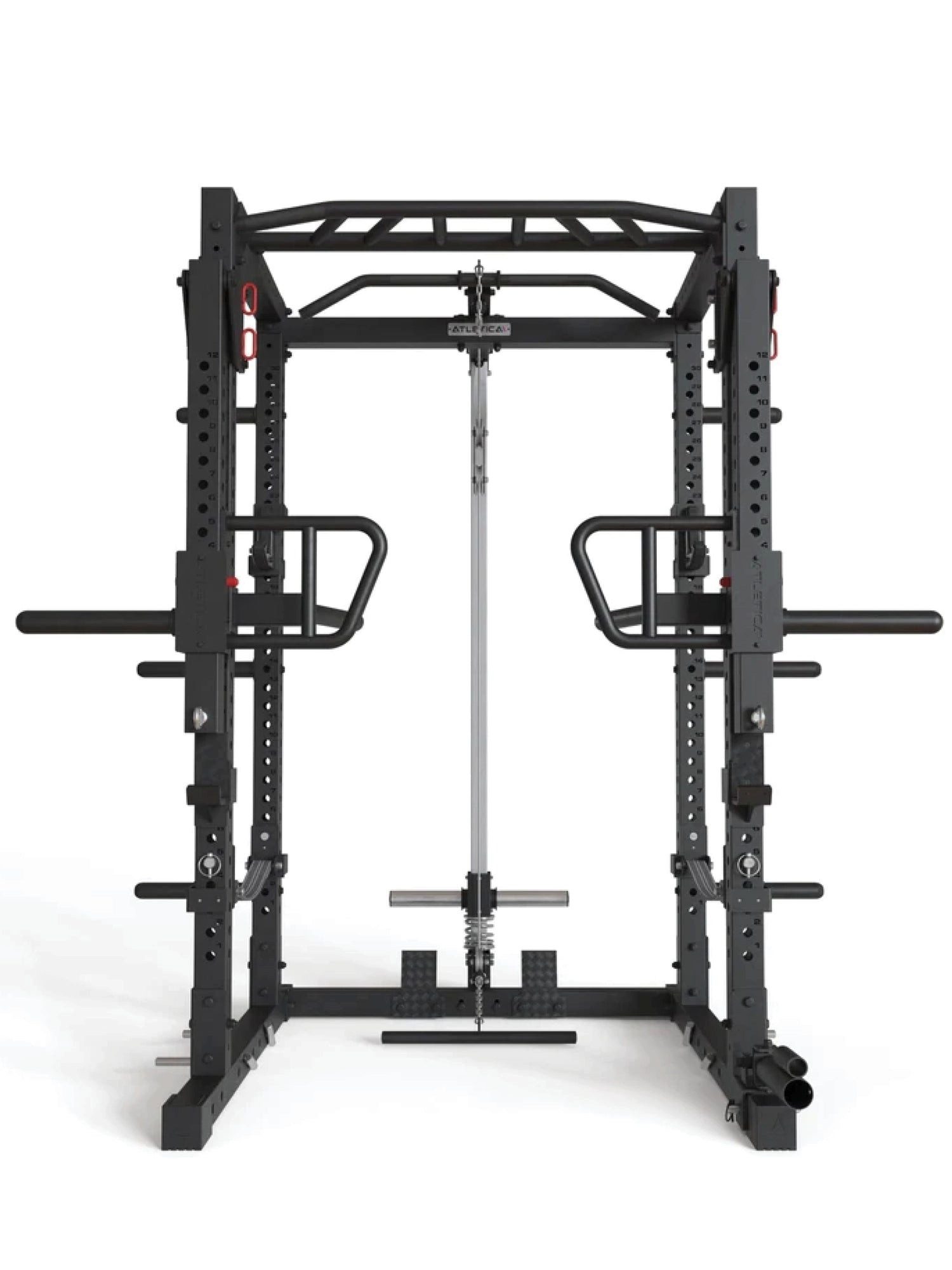 ATLETICA Power Rack R7-Raiden, Squat Rack mit Latzug