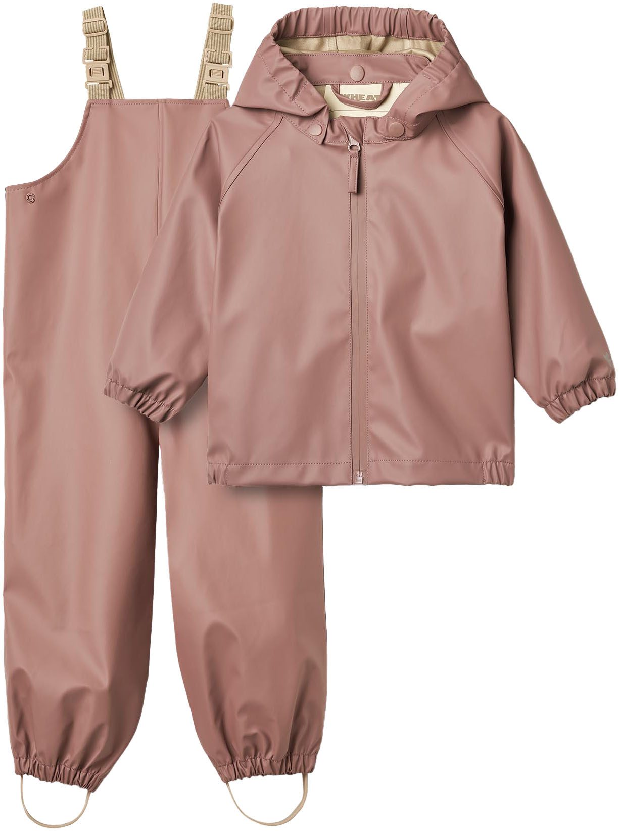 WHEAT Regenjacke Rainwear Charlie (Set, 2-St) wasserdicht, mit Reflektoren und mit passender Latzhose