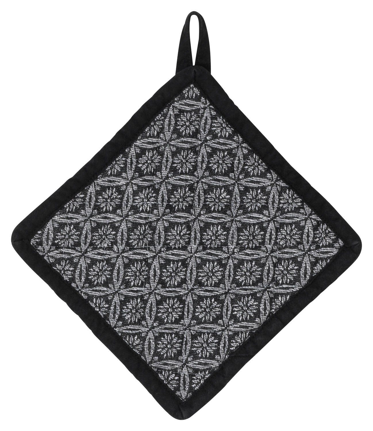 kela Topflappen Topflappen GIANNA, Schwarz, B 20 cm, L 20 cm