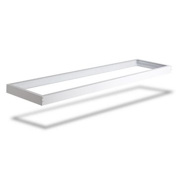 Lecom LED Panel 120x30 LED Panel 40w Einbau oder Aufbau Panel, Aufbaurahmen aus Aluminium für LED Panele 120x30x4,4cm