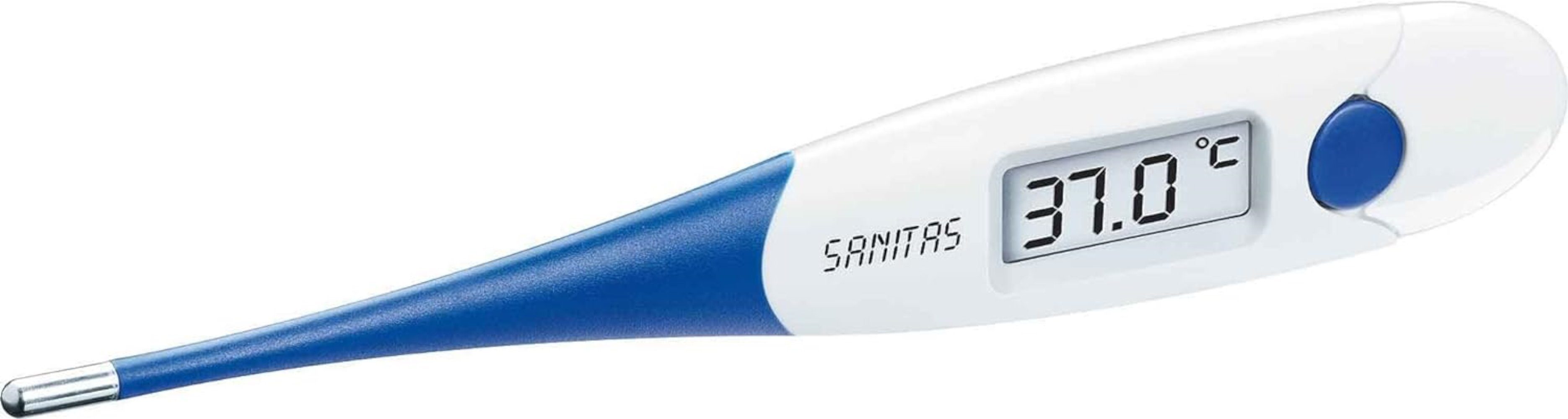 Sanitas Fieberthermometer SFT 11/1 Express Speicherfunktion flexible Messspitze