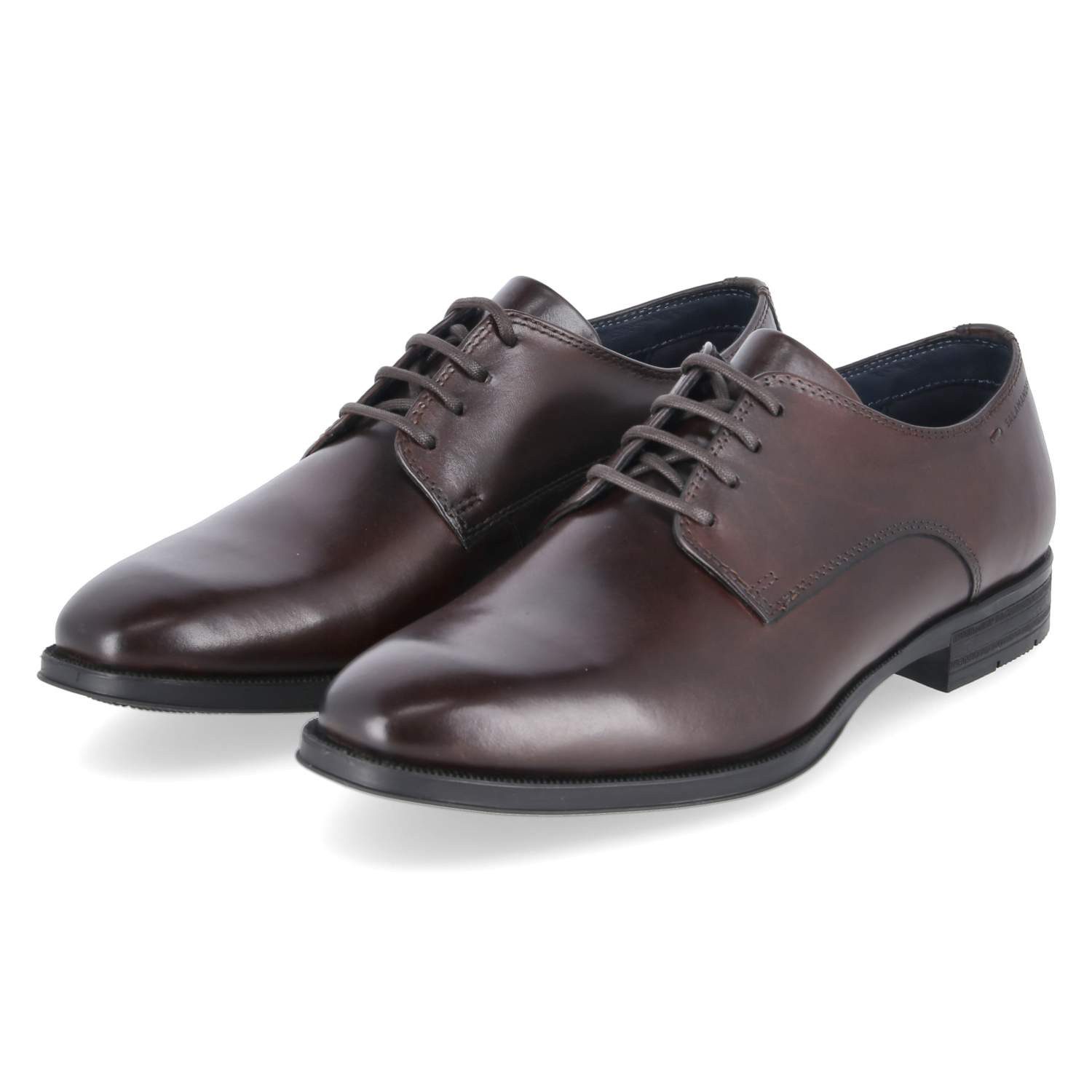 Salamander Salamander E11AUU011100-6000 SP Herren Glattleder braun Schnürschuh