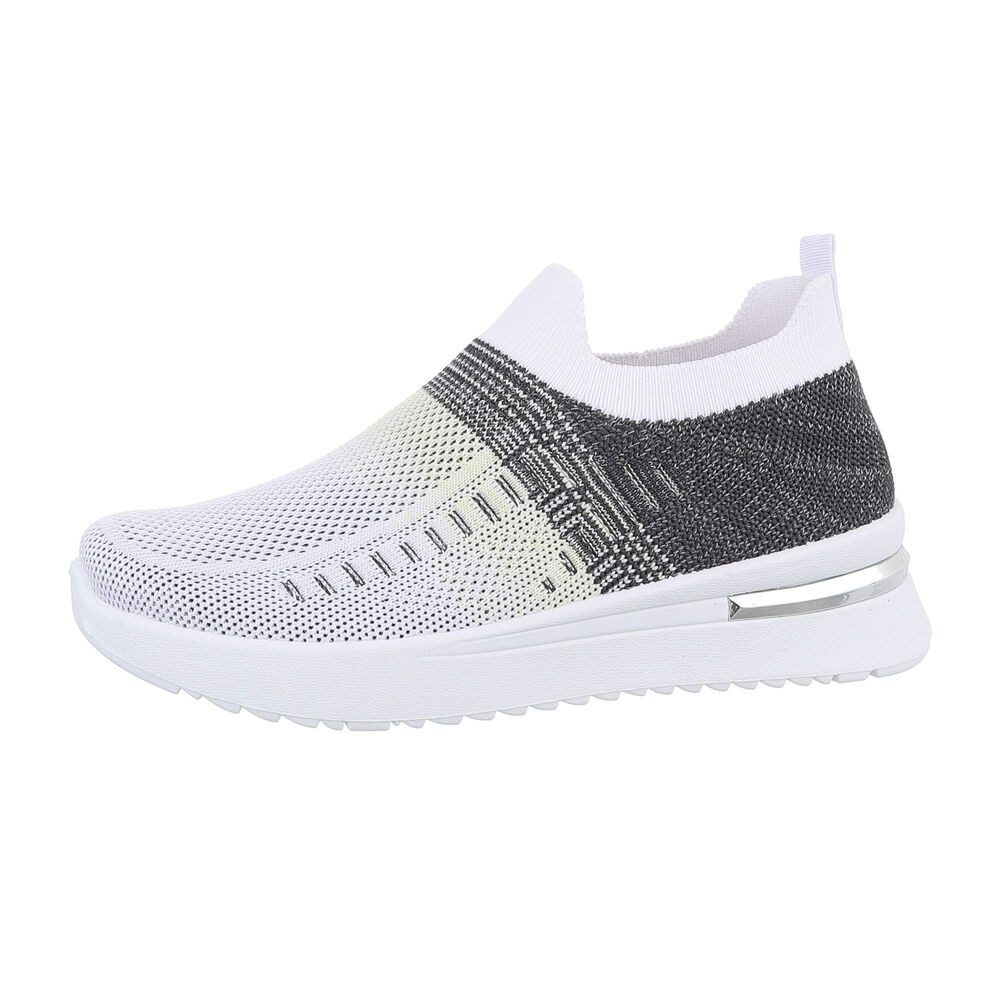 Ital-Design Damen Low-Top Freizeit Sneaker (85960440) Keilabsatz/Wedge Snea günstig online kaufen