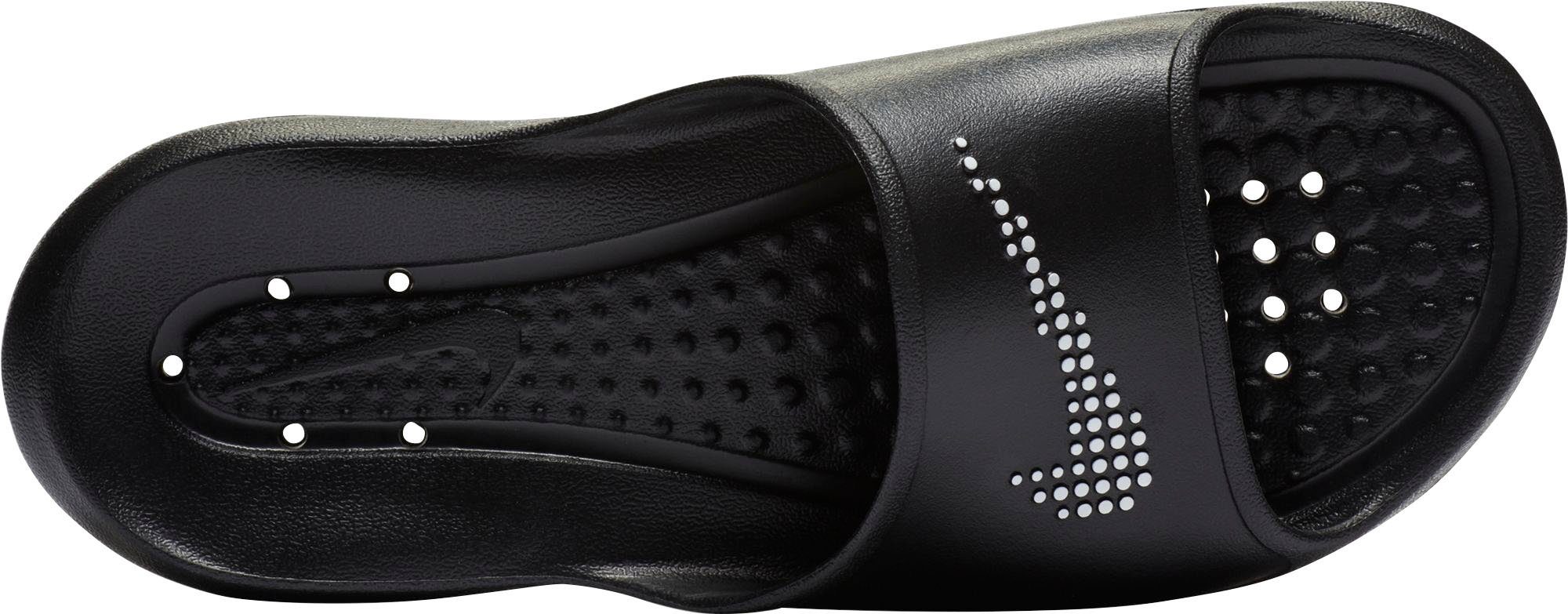 Nike ONE SLIDE SHOWER Badesandale VICTORI Sportswear schwarz-weiß