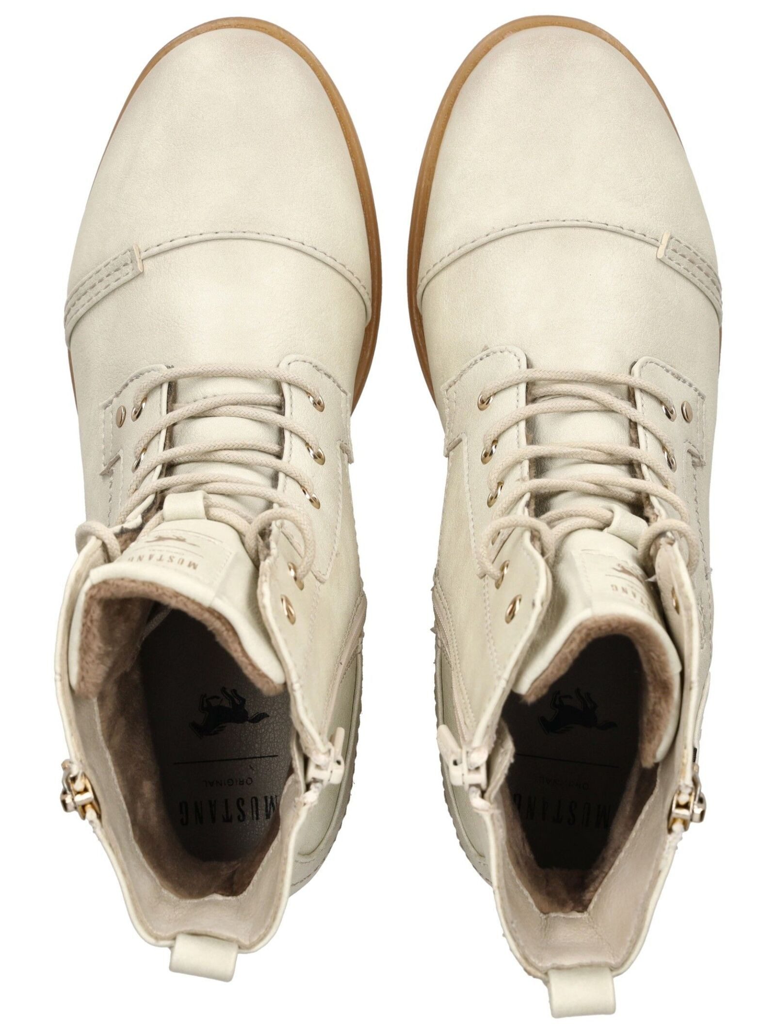 Mustang Shoes Mustang Shoes Stiefelette Lederimitat Schnürstiefelette