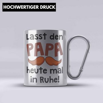 Trendation Thermotasse Bester Papa Geschenk Vatertag Edelstahl Tasse mit Spruch Vater Geschen