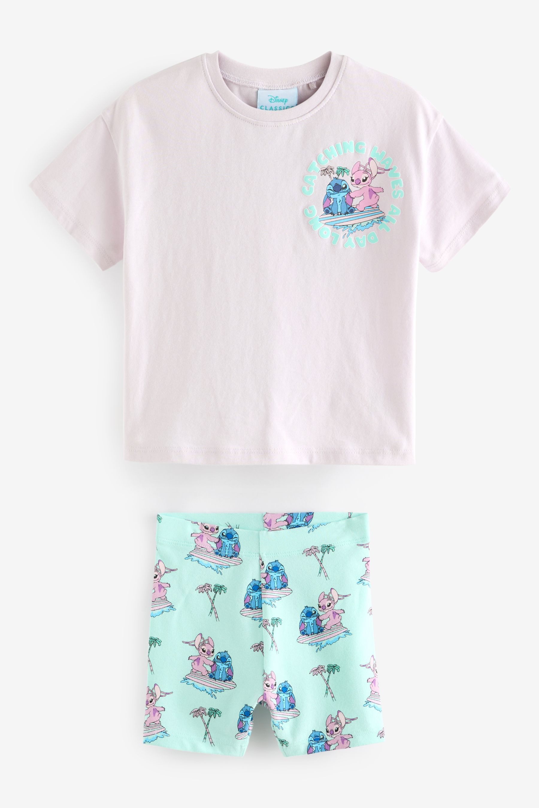 T-Shirt & Shorts T-Shirt und Radlershorts, Disney Lilo und Stitch