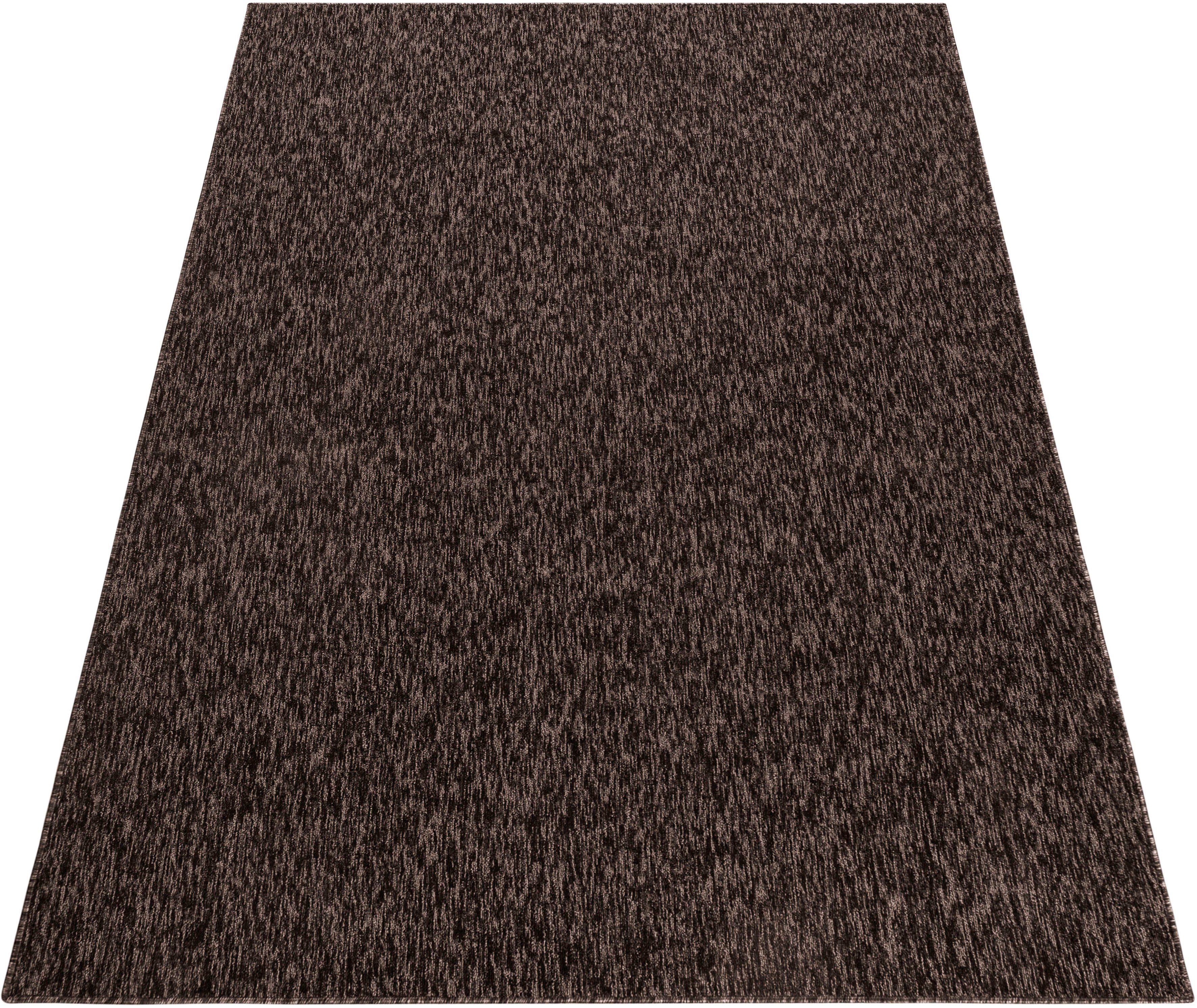 Teppich Nizza 1800 Kurzflorteppich, Ayyildiz Teppiche, rechteckig, Höhe: 6 mm, pflegeleicht, leicht melierter Kurzflor, ringsum gekettelt, Wohnzimmer