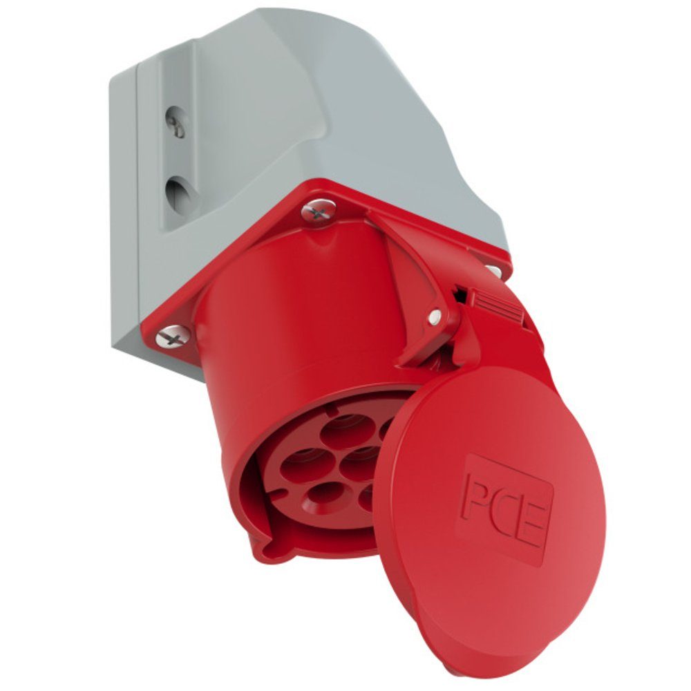 Steckdose PCE 127-6v CEE Wandsteckdose 32 A 7polig 400 V 1 St.