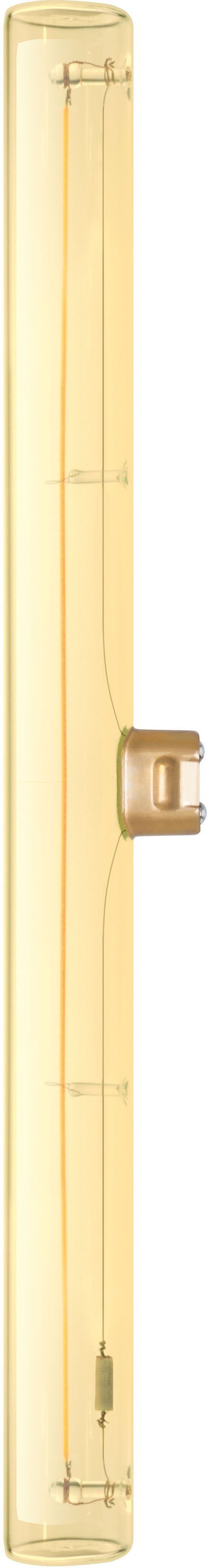 Linienlampe LED S14d, 300mm dimmbar, S14d, Warmweiß, Linienlampe LED-Leuchtmittel gold, 300mm gold SEGULA S14d