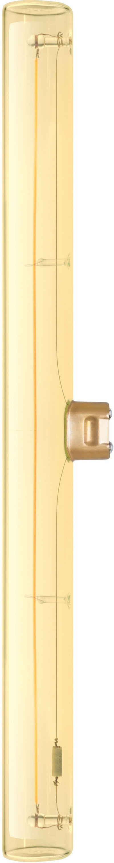 SEGULA LED-Leuchtmittel LED Linienlampe S14d 300mm gold, S14d, Warmweiß, dimmbar, Linienlampe S14d, 300mm gold