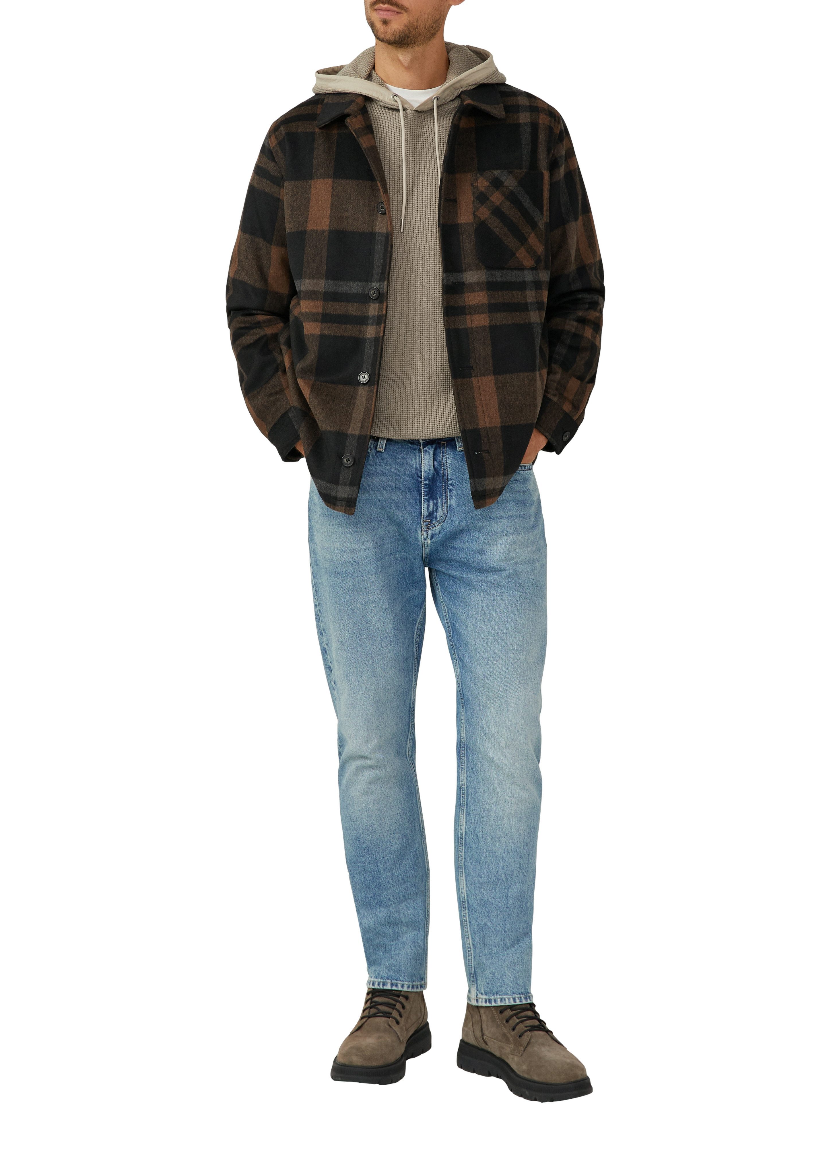 s.Oliver Strickpullover mit Kapuze und Kordelzug günstig online kaufen