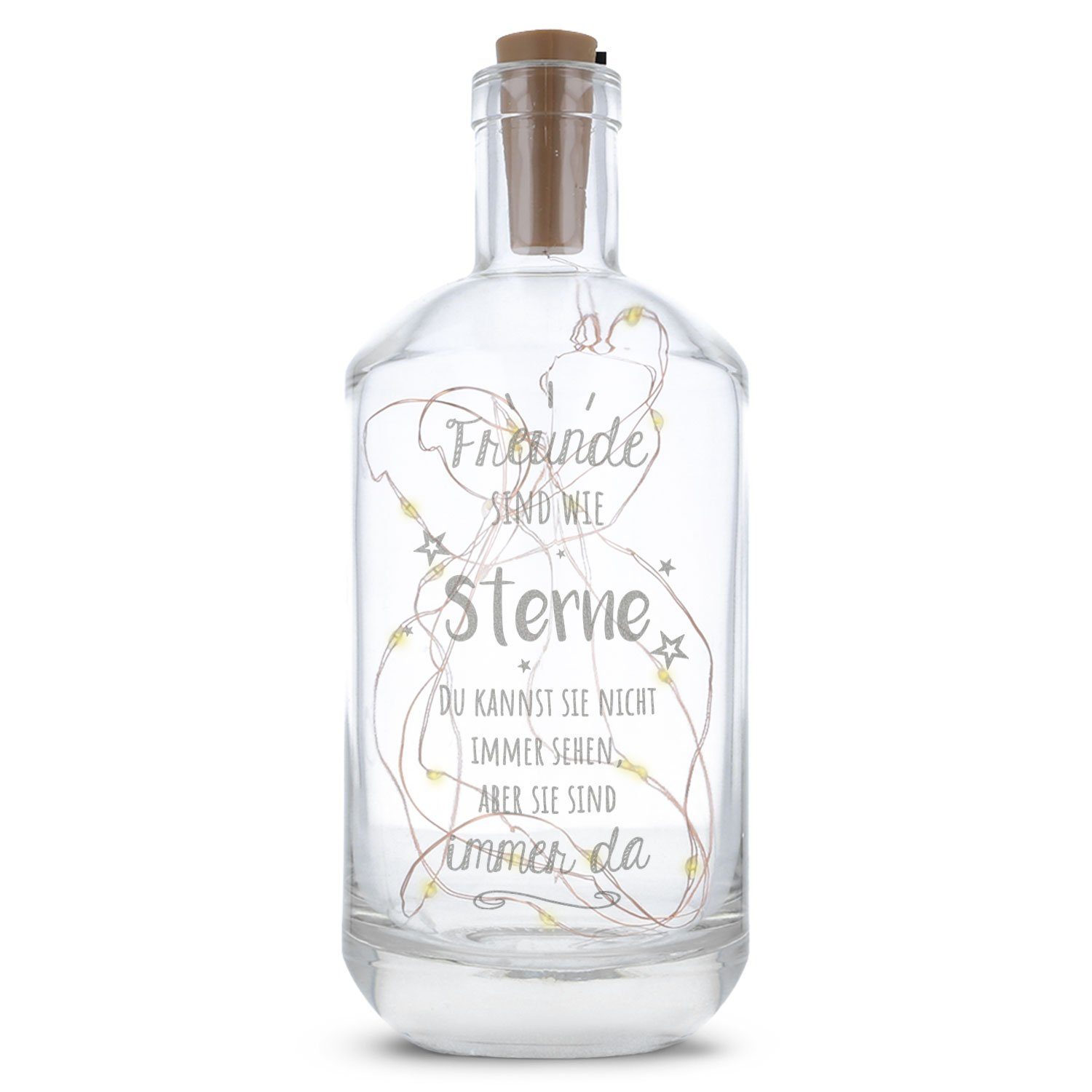 GRAVURZEILE Lichterkette Flasche mit Gravur - günstig online kaufen