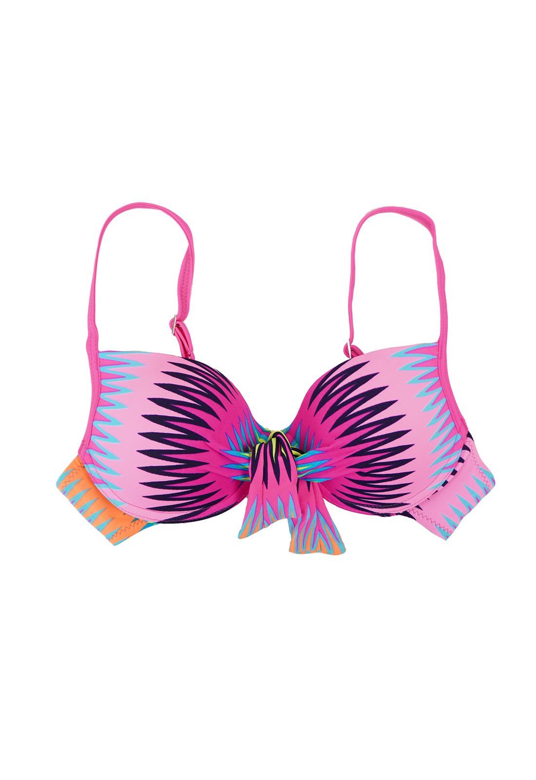 Pink Zig-Zag Push-Up-Bikini (Set) HEVENTON