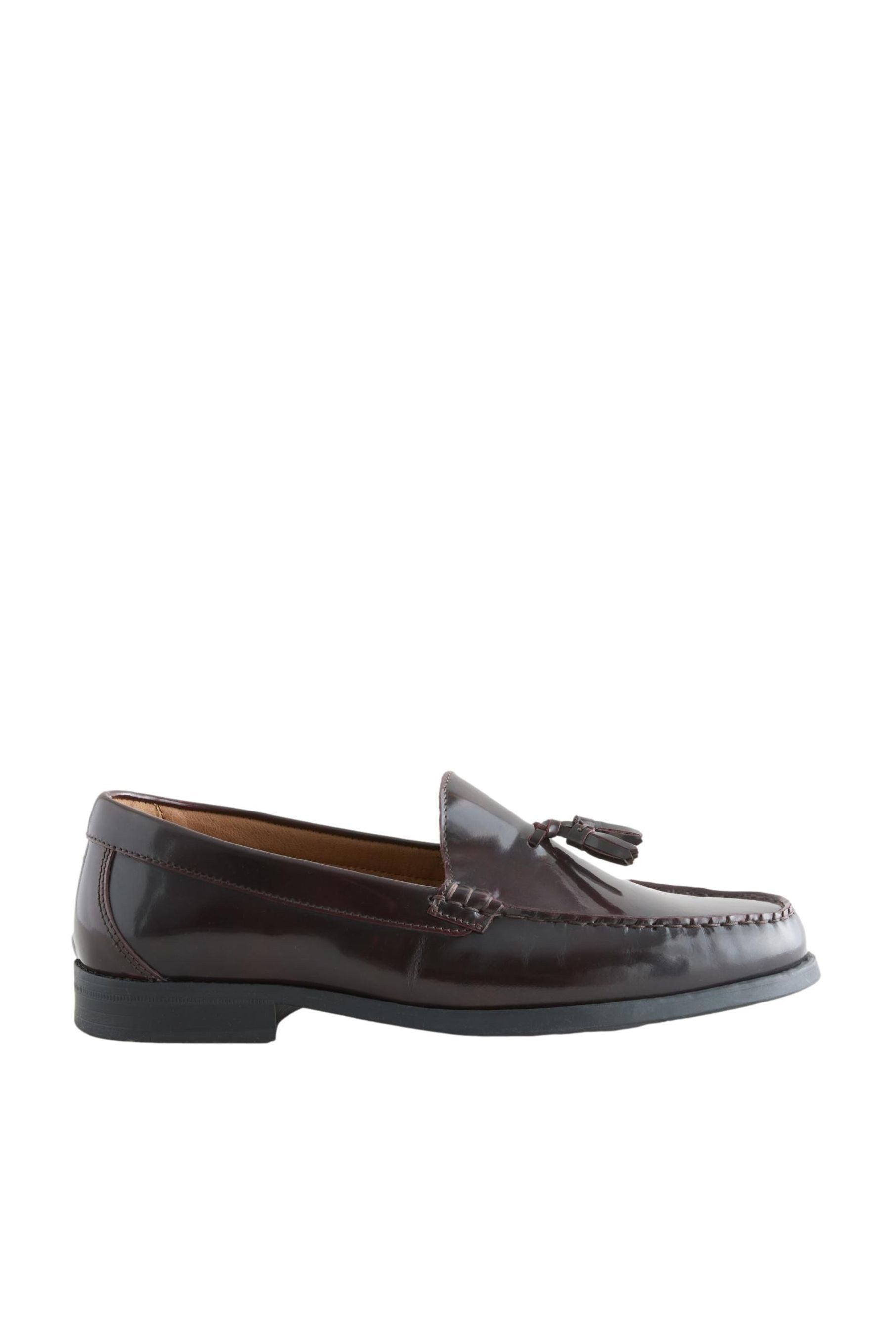 Next Lederslipper mit Quasten Loafer