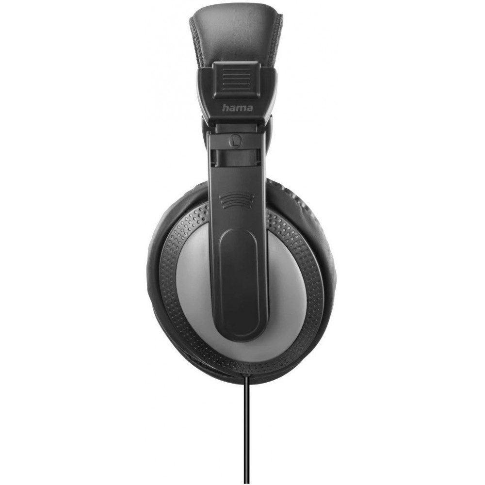 Hama Hama Shell II Kopfhörer mit Kabel schwarz - Kopfhörer Kopfhörer (Kabelgebundenes Design, Kabelgebunden, Kabelgebundenes Design)