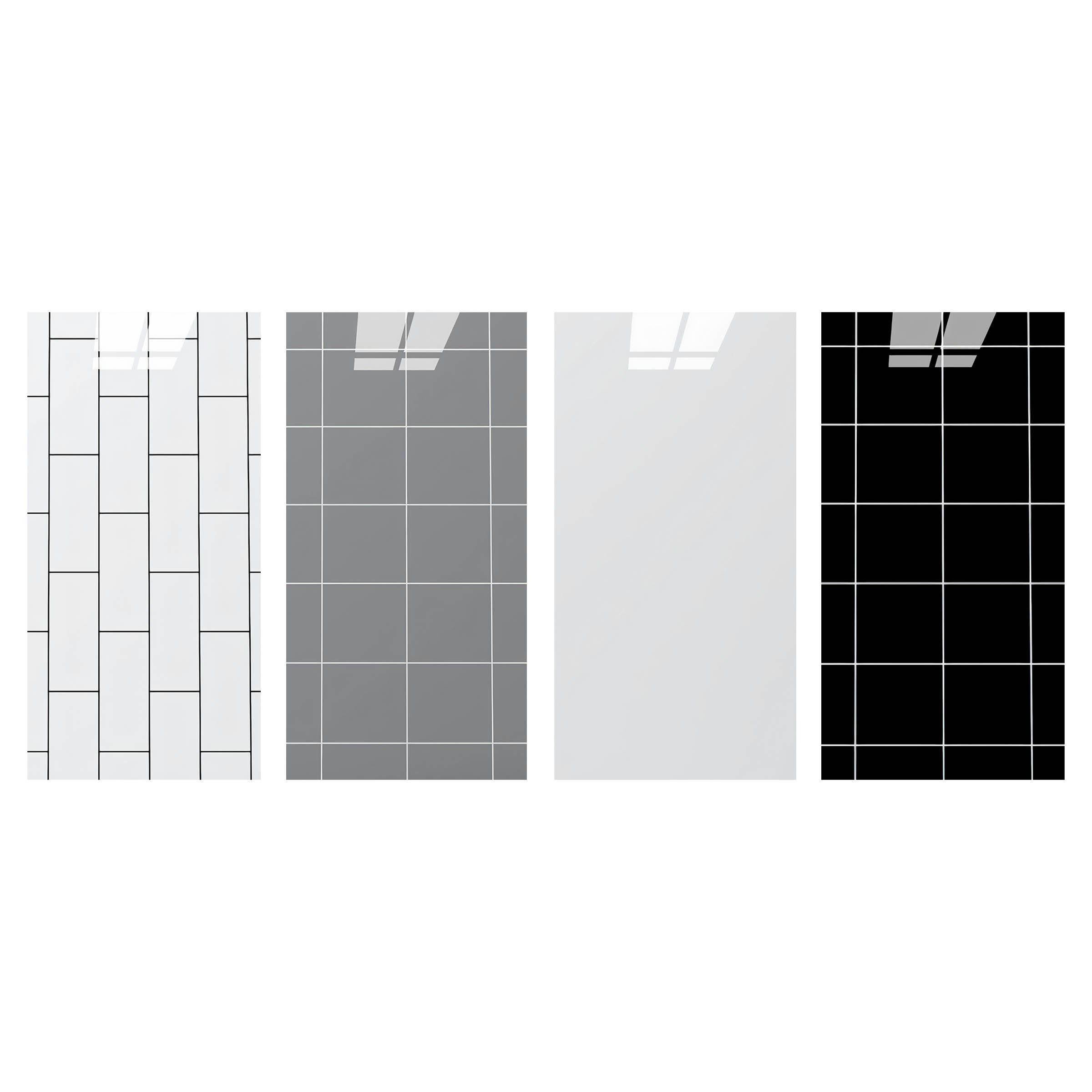 H-basics Fliesenaufkleber Klebefliesen Marmor 10 Stk – 60×30 cm, selbstkleb günstig online kaufen