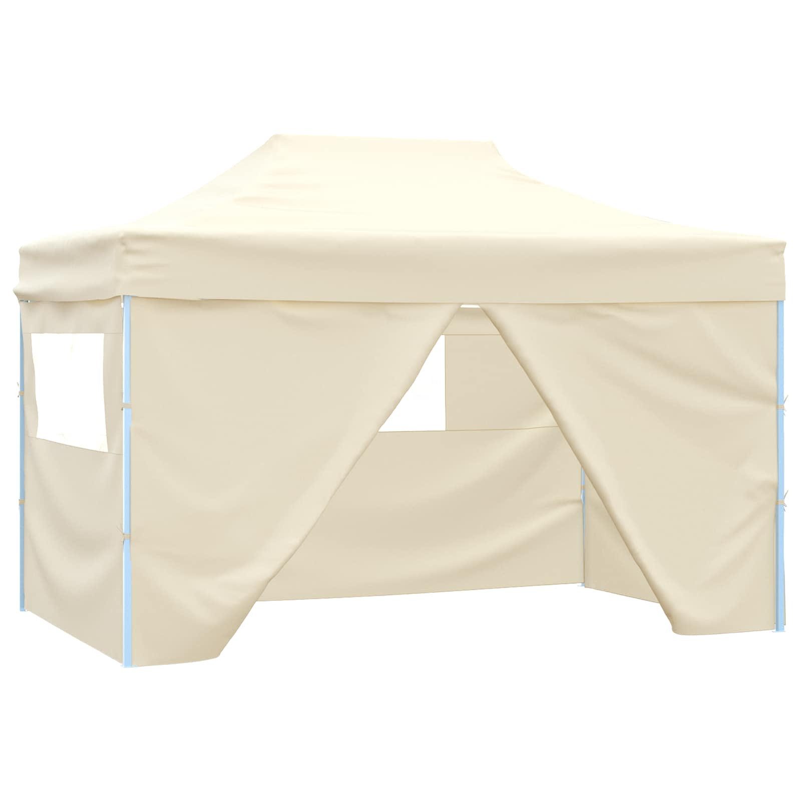vidaXL Partyzelt Partyzelt 291 x 431 x 315 cm Creme Oxford-Stoff
