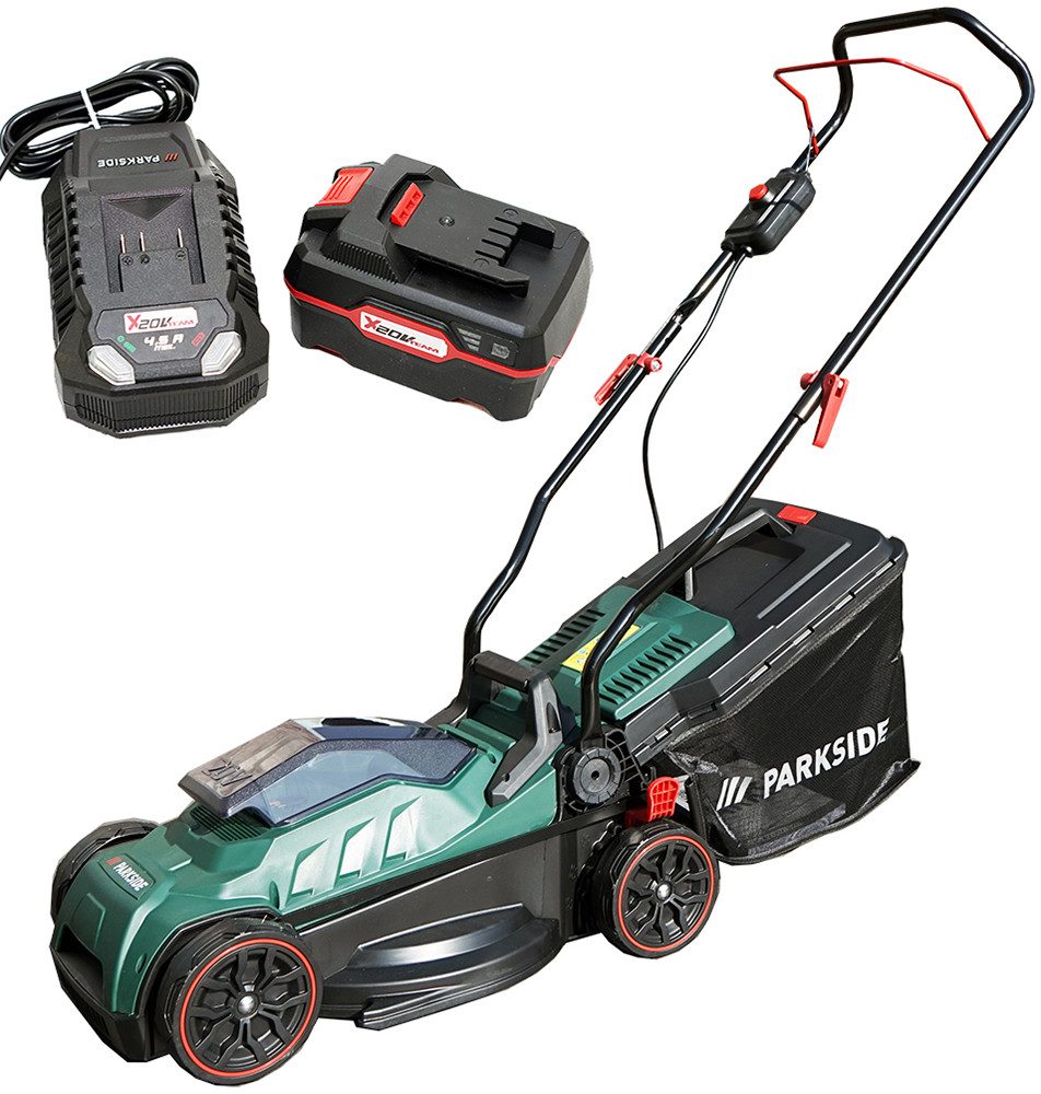 Parkside Akkurasenmäher 20V Akku Rasenmäher PRMA günstig online kaufen