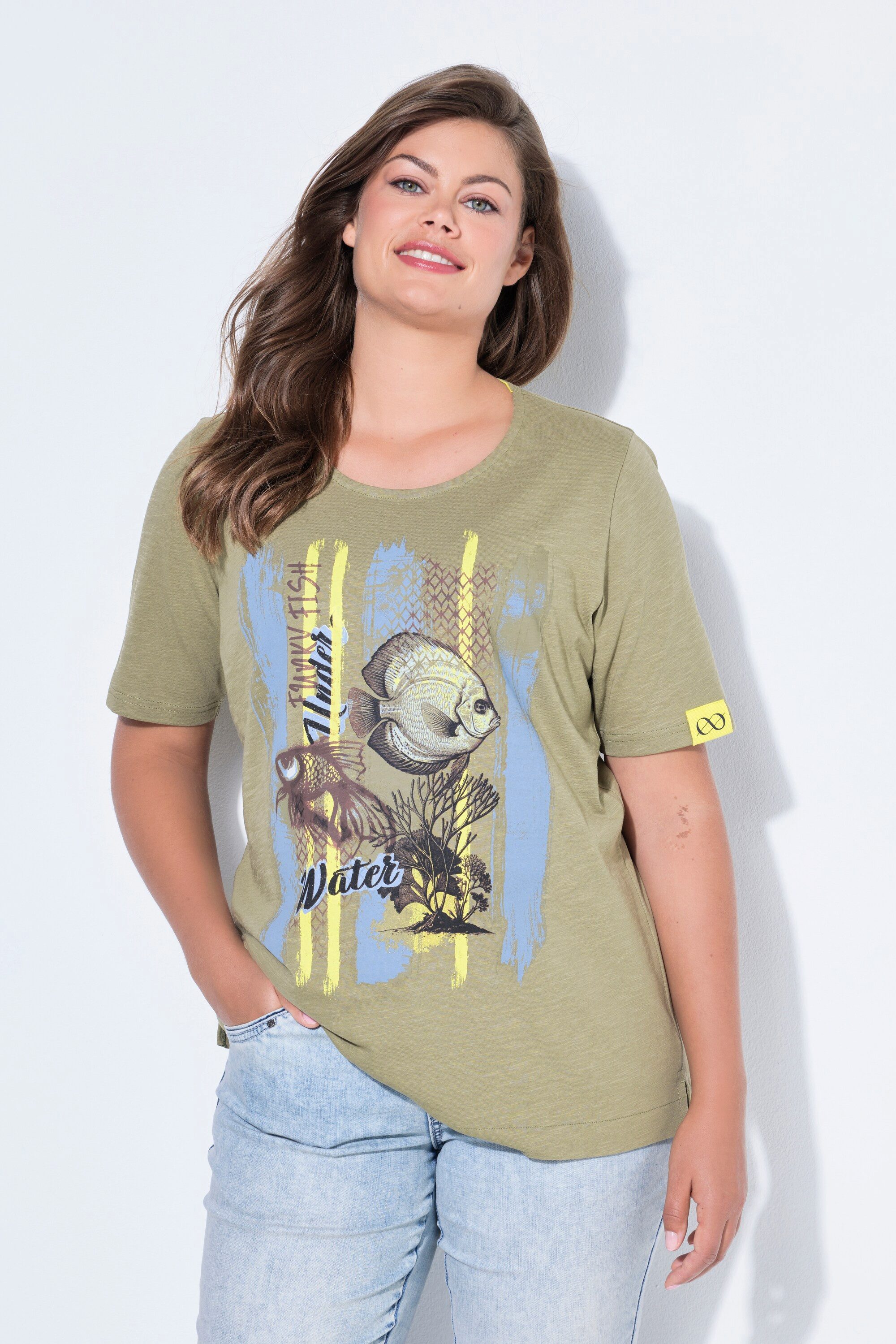 Laurasøn T-Shirt T-shirt Rundhals 1/2 Arm Druck MIG