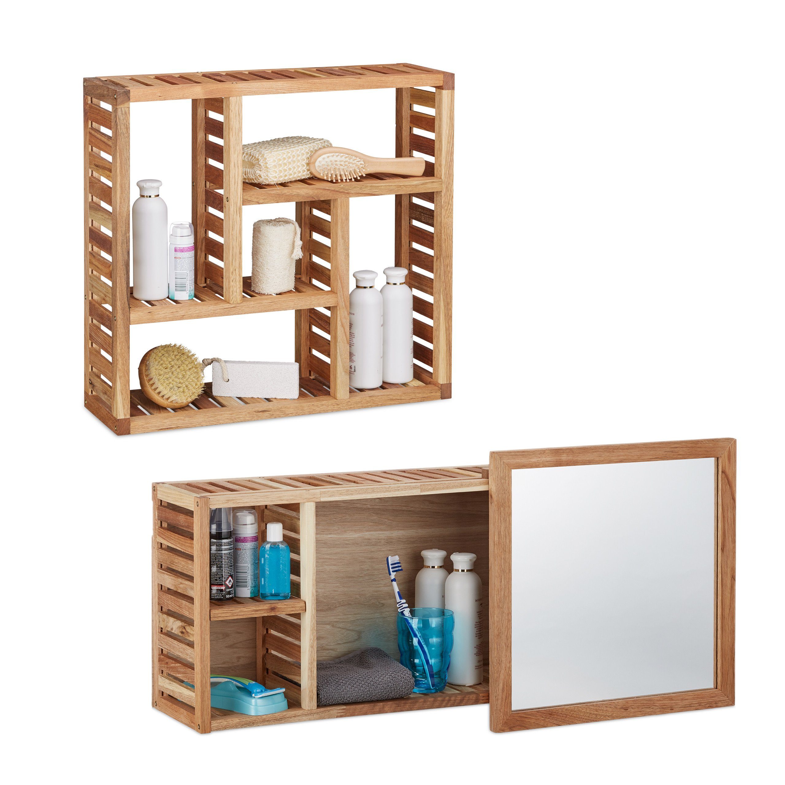 relaxdays Badregal 2 tlg. Badregal Set günstig online kaufen