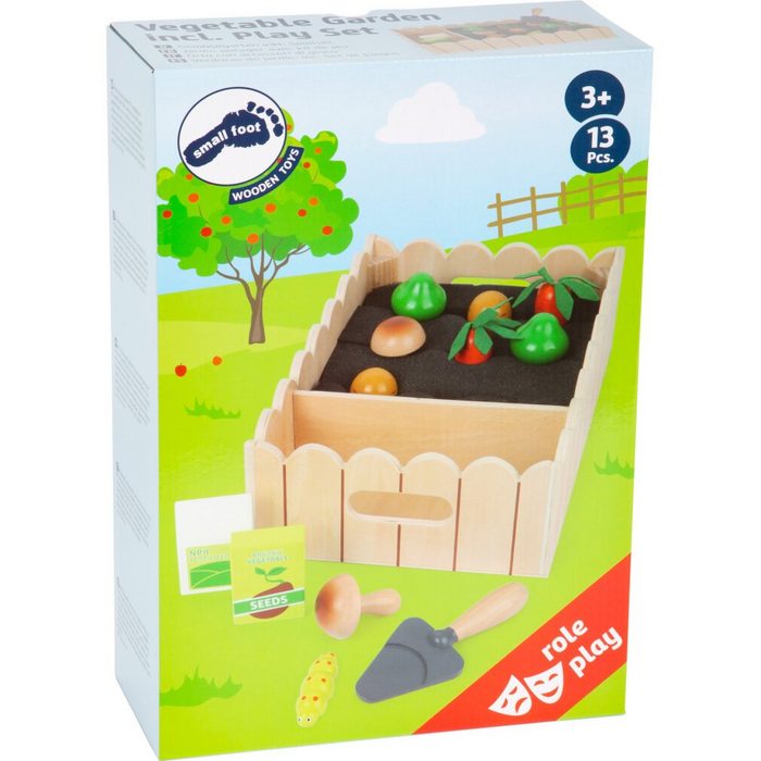 Small Foot Spielzeug-Gartenset Gemüsegarten Spielset