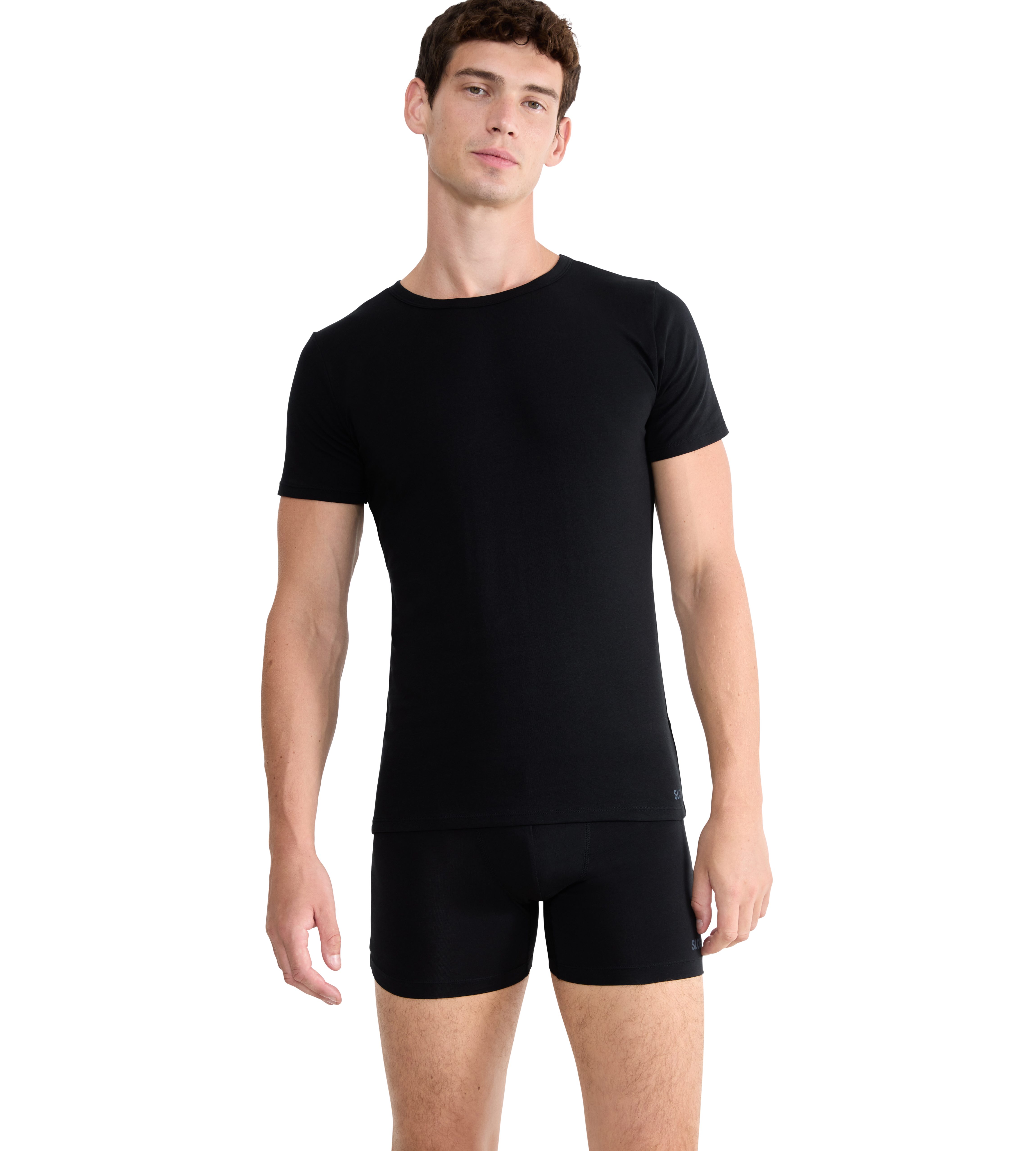 sloggi Unterhemd Men GO ABC 2.0 (2er Pack) Rundhals-Ausschnitt, Slim Fit, w günstig online kaufen