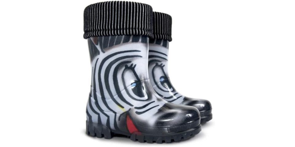 GOLDKIDS Demar LUX Gummistiefel (Regenstiefel, Kinderstiefel gefüttert) mit Innensocken Mädchen Jungen