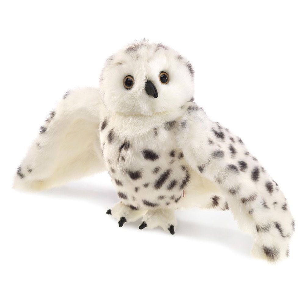 Folkmanis Handpuppen Handpuppe Folkmanis Handpuppe Schnee-Eule 2236 (Packung)