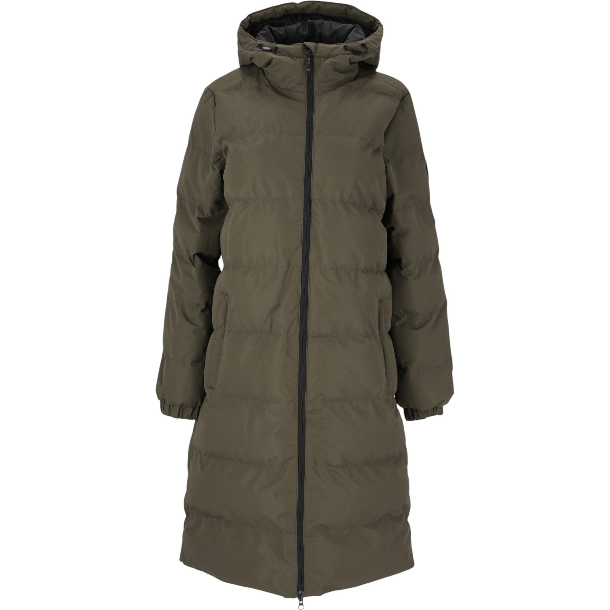 WHISTLER Steppmantel Abella Long Padded (Kapuze, warm, atmungsaktiv) olivegrün Damen – Bild 5 von 5