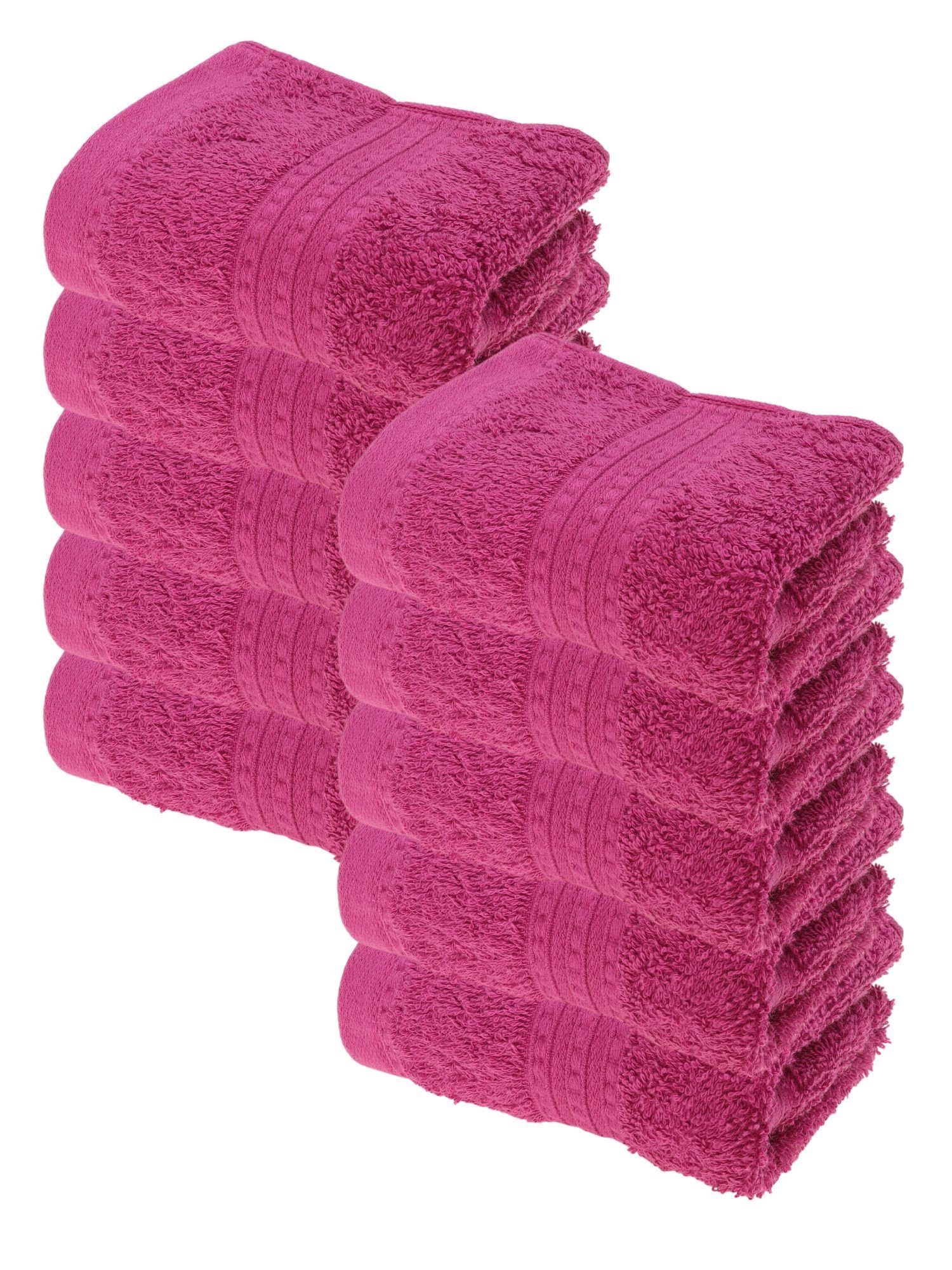 Julie Julsen Handtücher 10-Handtücher-Fuchsia, Bio-Baumwolle (10-St) günstig online kaufen
