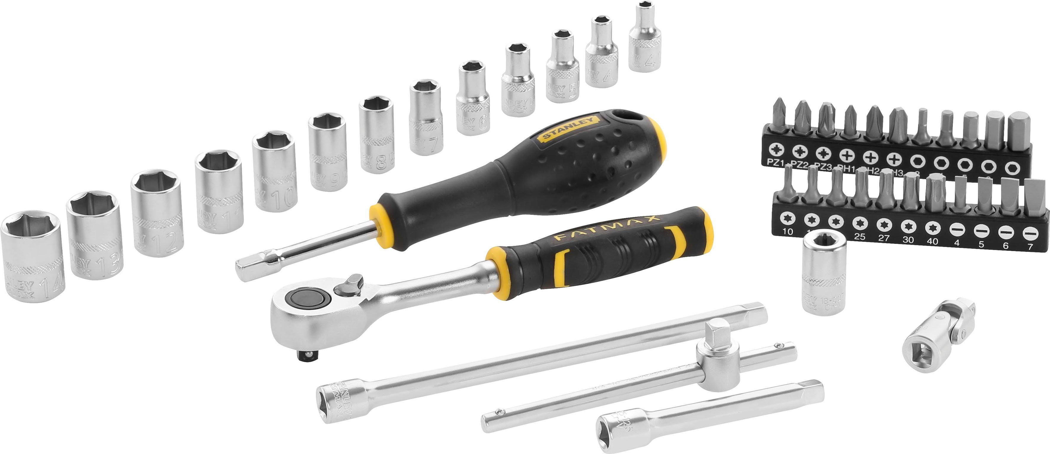 FMMT82683-1 STANLEY FATMAX Steckschlüssel-Set, 42-teilig St), 42 ¼\