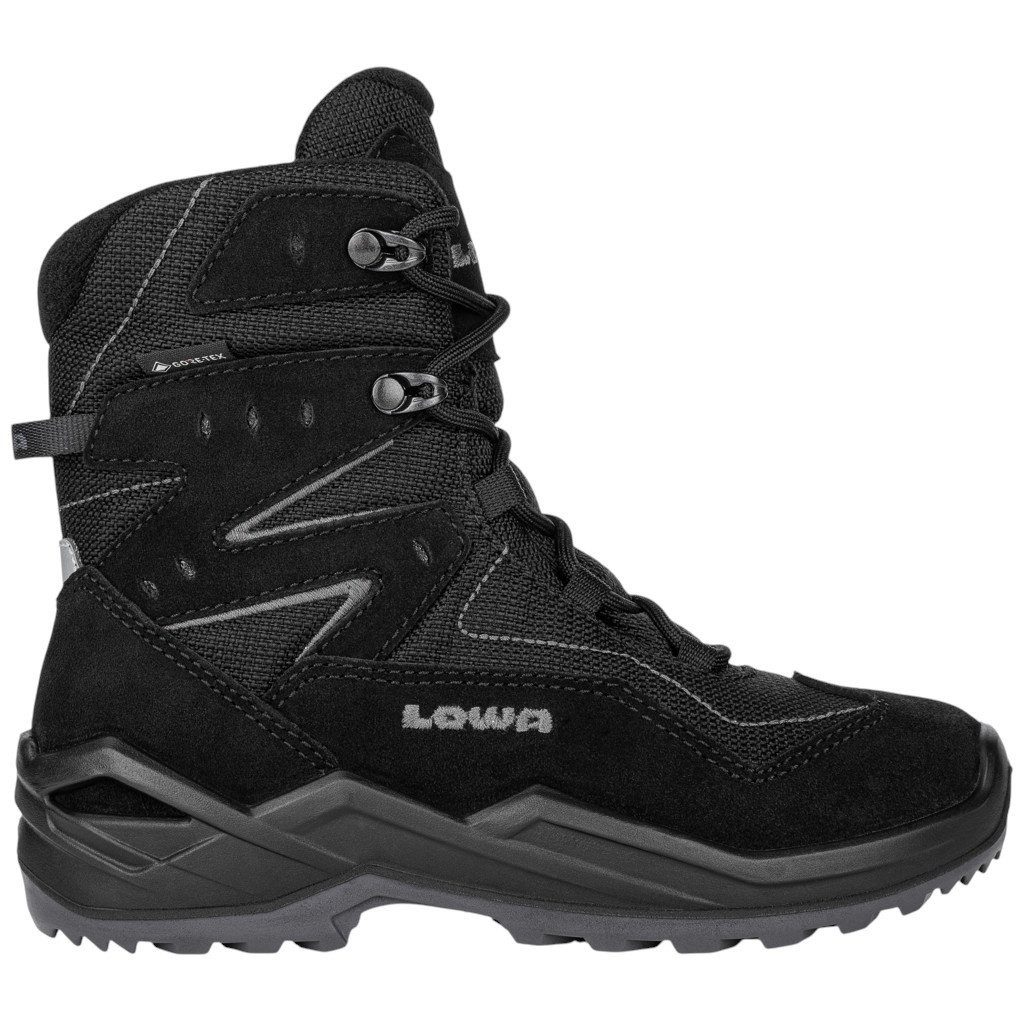 Lowa Lino GTX High (Veloursleder/Textil, wasserdicht) 2025 schwarz/grau Winterstiefel