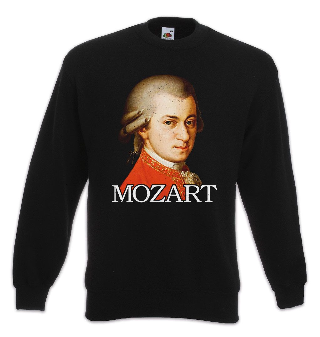 Sweatshirt Mozart Portrait Sweatshirt Wolfgang Amadeus Komponist Composer Klassik