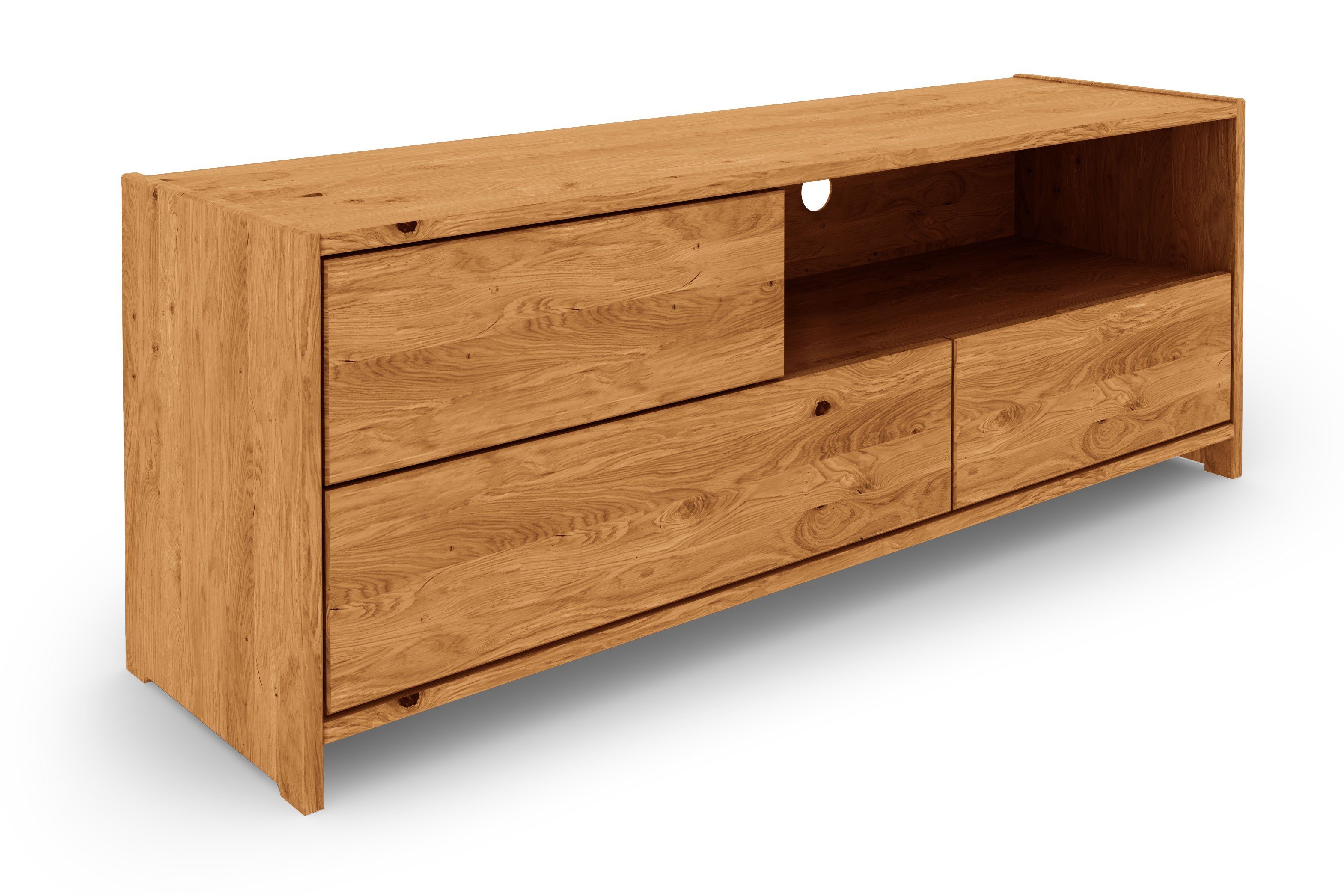 byoak TV-Schrank VIGO aus Massivholz, Naturgeölt
