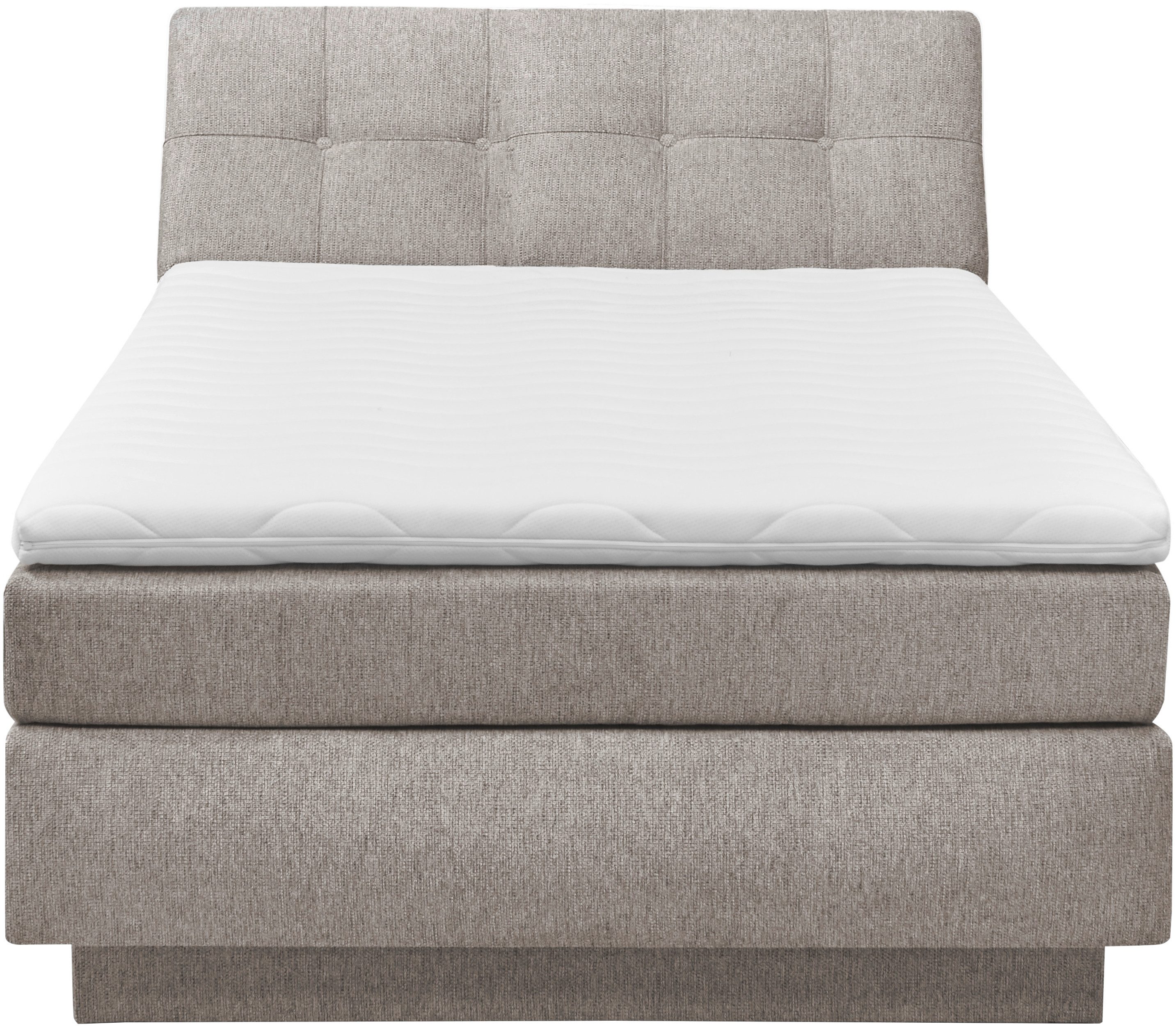 set one by Musterring Boxspringbett Fairfield, mit Bettkasten, Kopfteil in Kassettenoptik, Breite 120 oder 140 cm