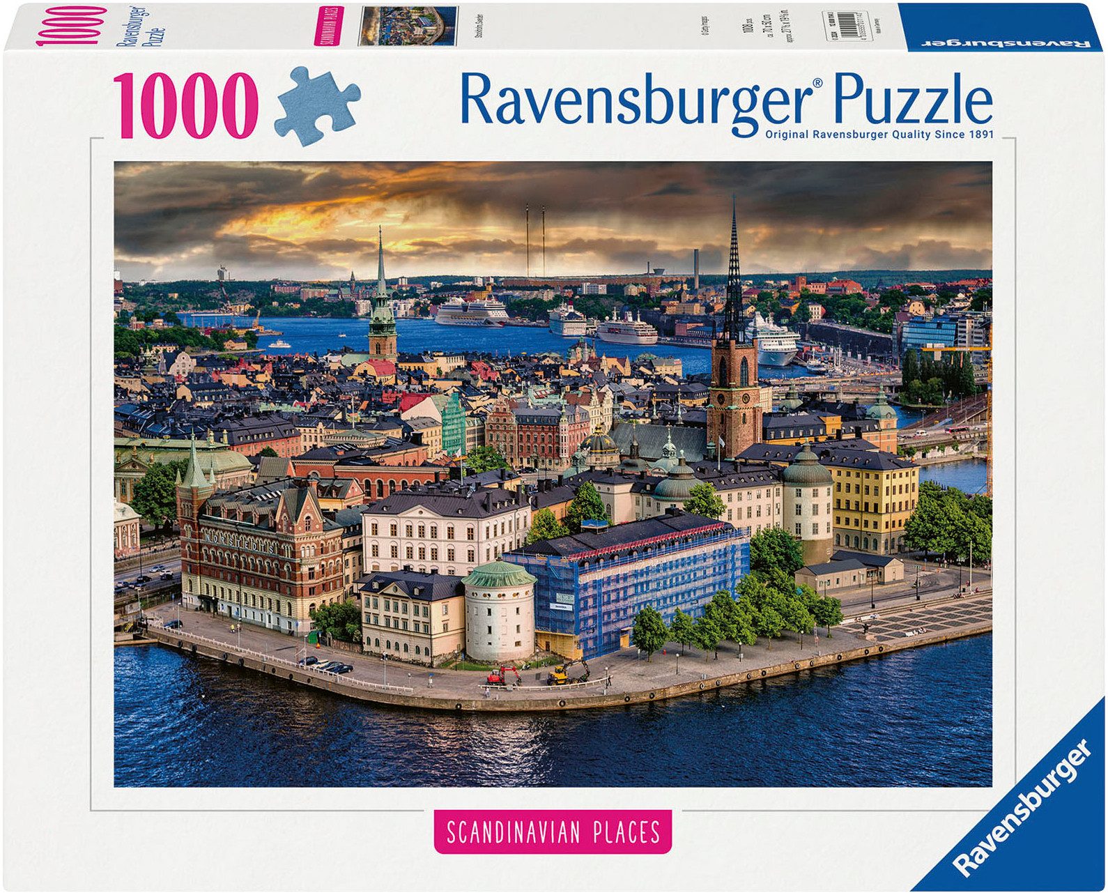Ravensburger Puzzle Scandinavian Places, Stockholm, Schweden, 1000 Puzzlete günstig online kaufen