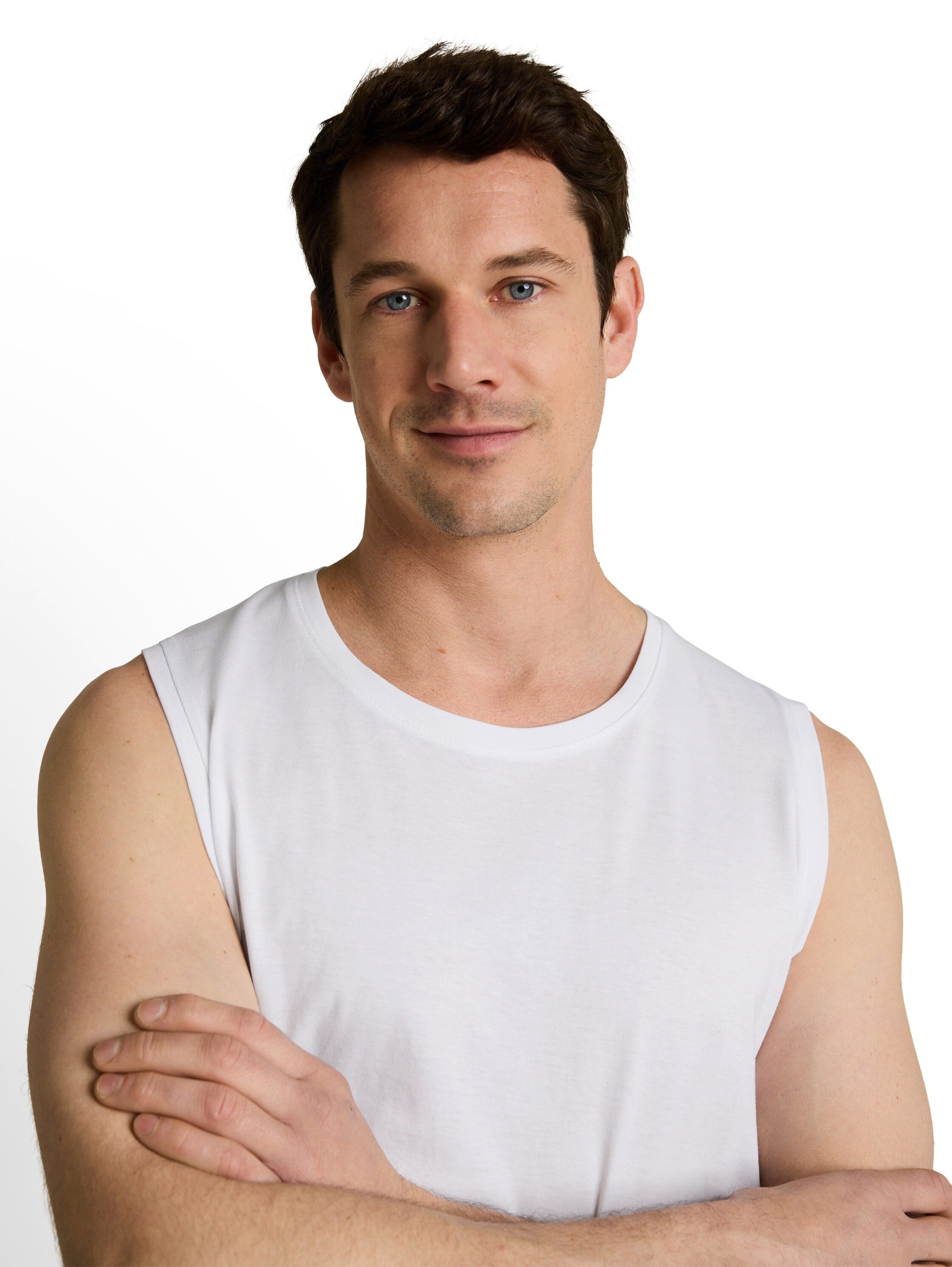 TOM TAILOR Rundhalsshirt (2-tlg) 2er Pack Shirts mit Rundhals und ohne Ärmel