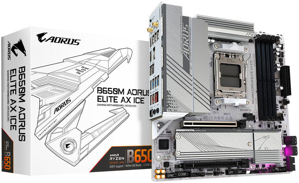 B650M AORUS ELITE AX Mainboard