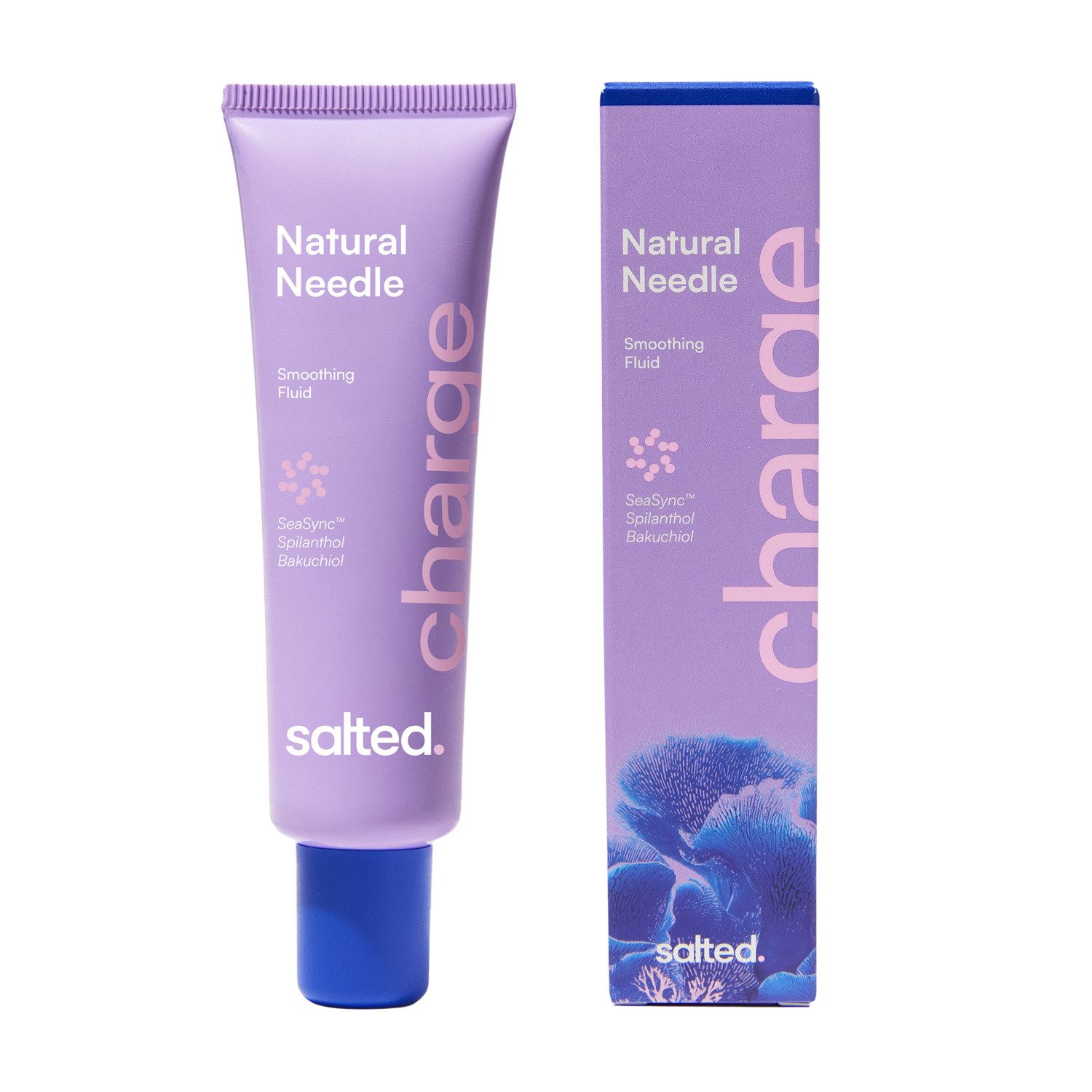 salted. Anti-Aging-Creme Straffendes Anti-Aging Fluid Natural Needle, Anti-Aging Fluid, straffend, glättend, Spilanthol