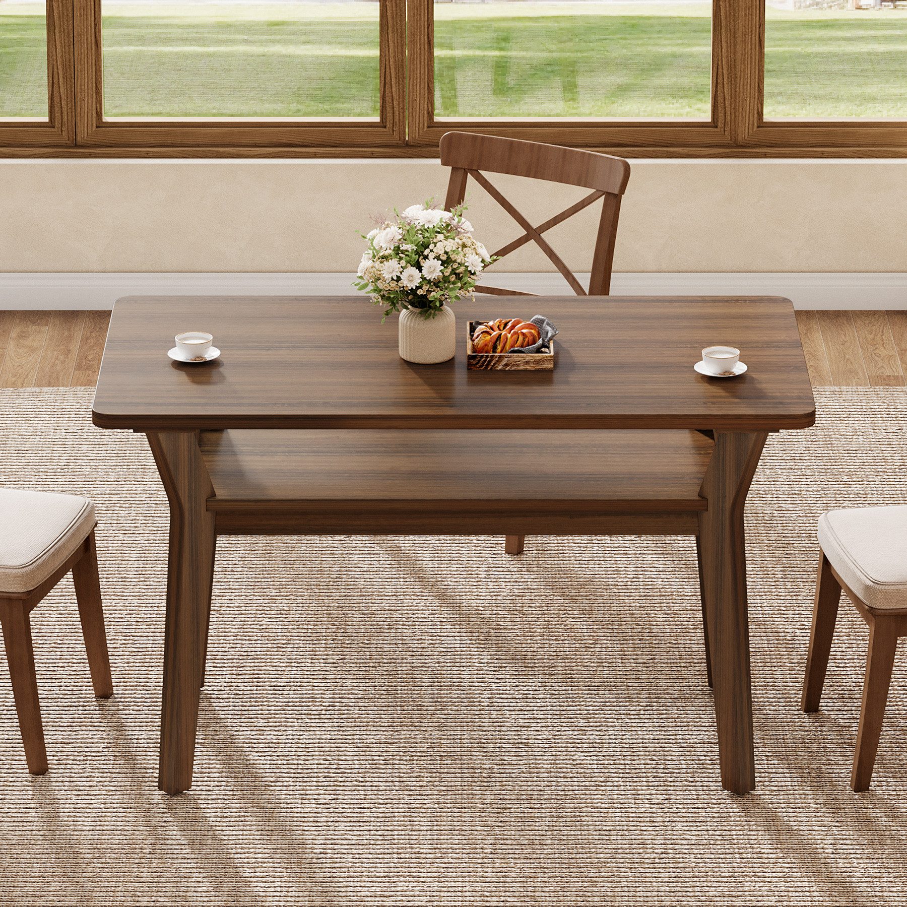 Tribesigns Esstisch 120x60 cm Rechteckig Küchentisch günstig online kaufen