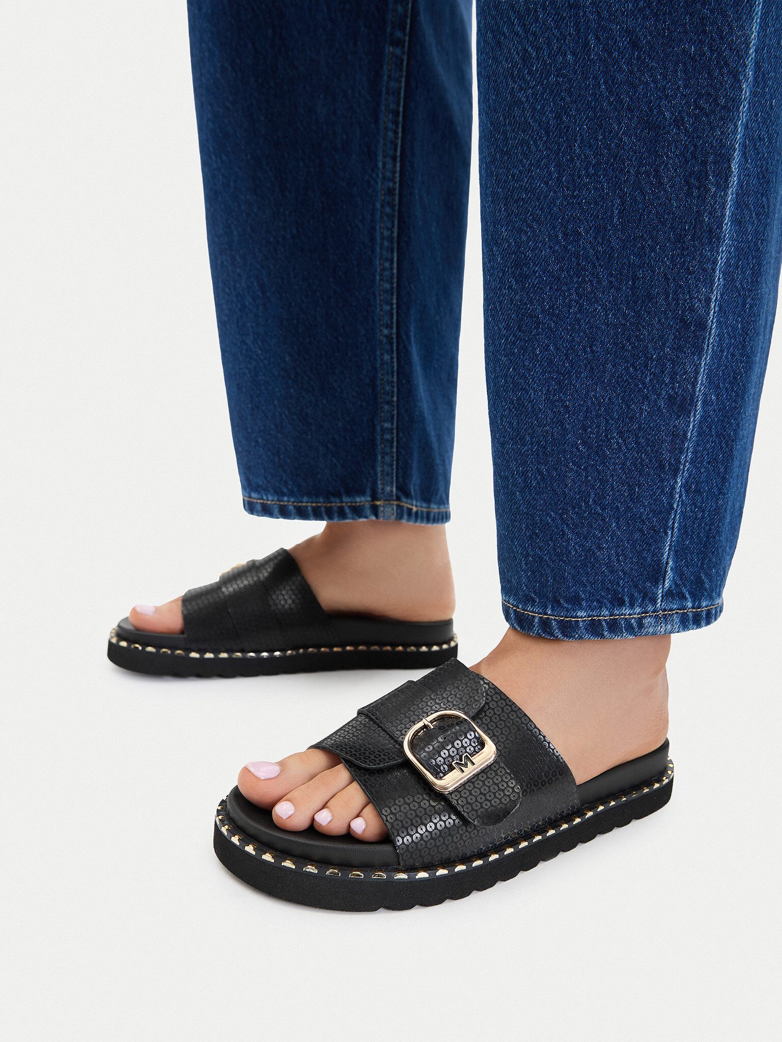 Mexx Mexx Damen Flip-Flops Schwarz MEXX-EO-MX/019C-HY Schwarz Badepantolette