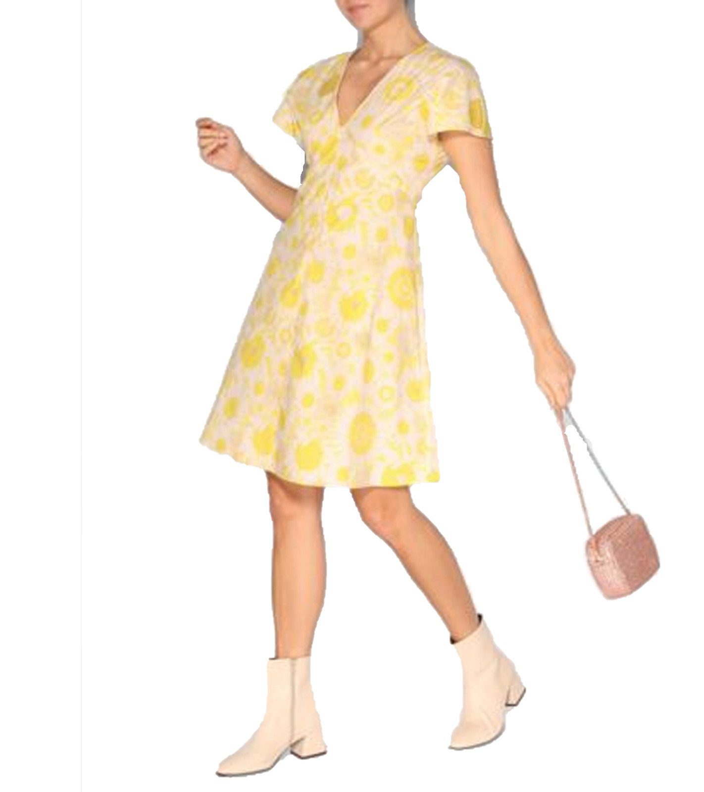 Drykorn Minikleid »DRYKORN Deliah Sommer-Kleid luftiges Damen Mini-Kleid  mit Sonnenblumen-Print Jersey-Kleid Gelb« online kaufen | OTTO