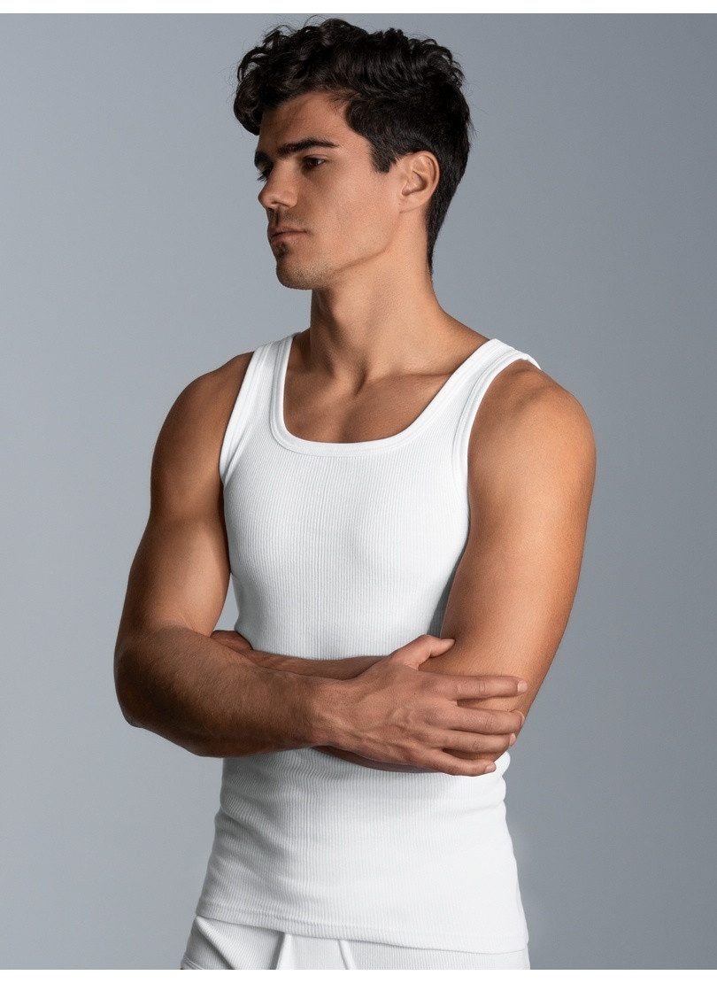 Trigema Achselhemd TRIGEMA Unterhemd Doppelripp im Doppelpack (2-St) günstig online kaufen