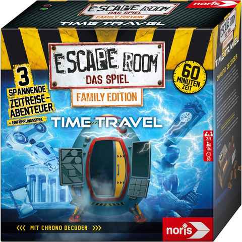 Noris Spiel, Strategiespiel Escape Room Time Travel, Family Edition